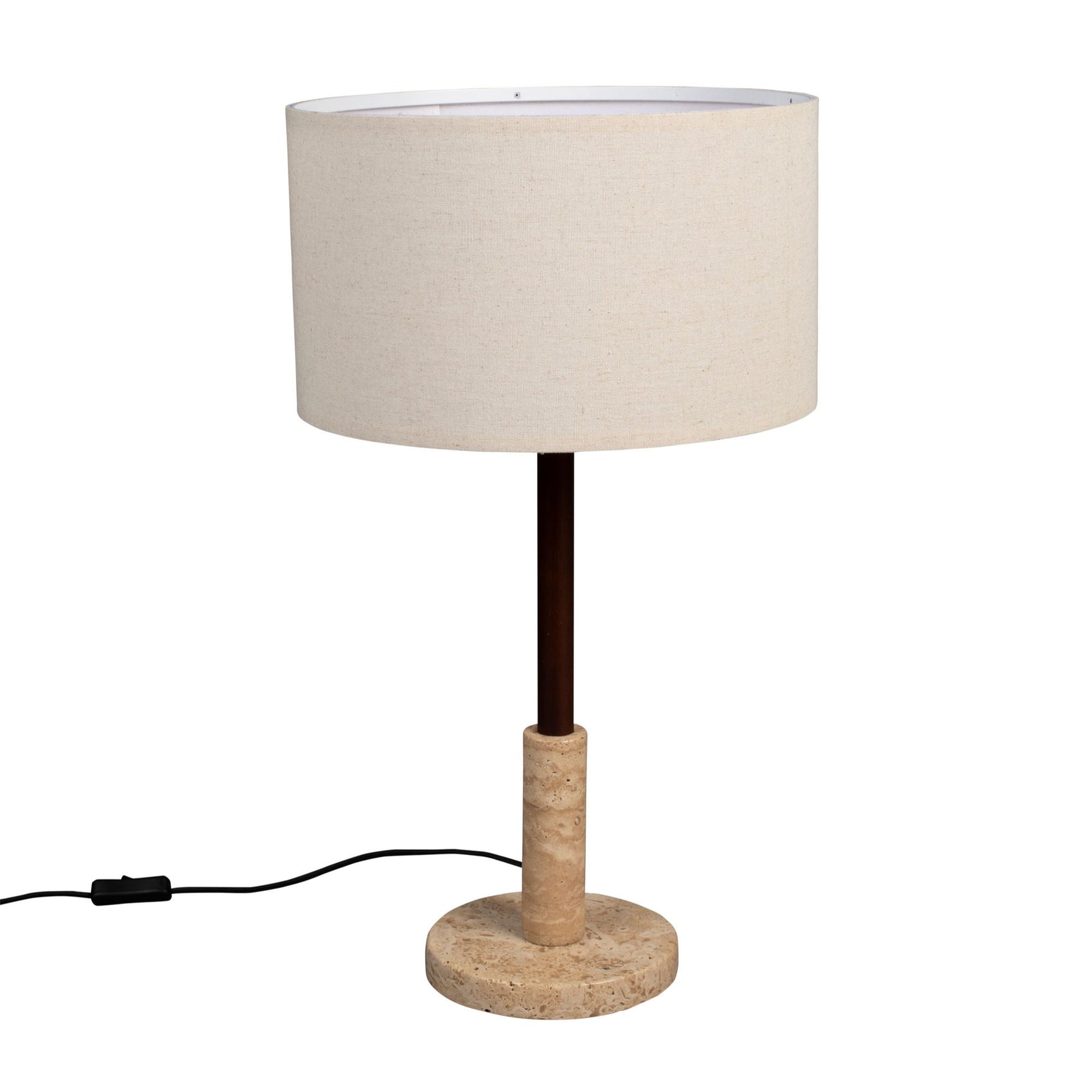 Dutchbone Yesckson Travertine Marble Table Lamp