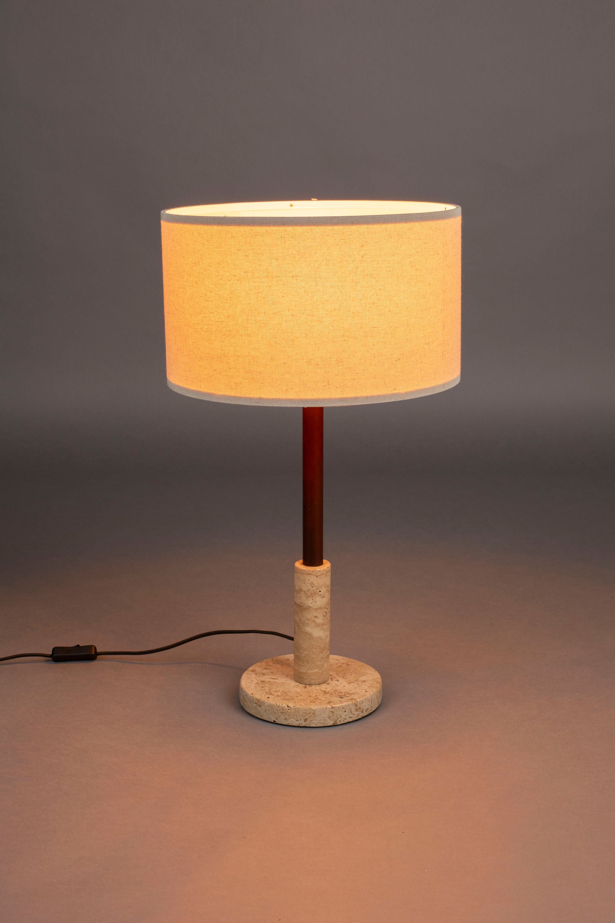 Dutchbone Yesckson Travertine Marble Table Lamp