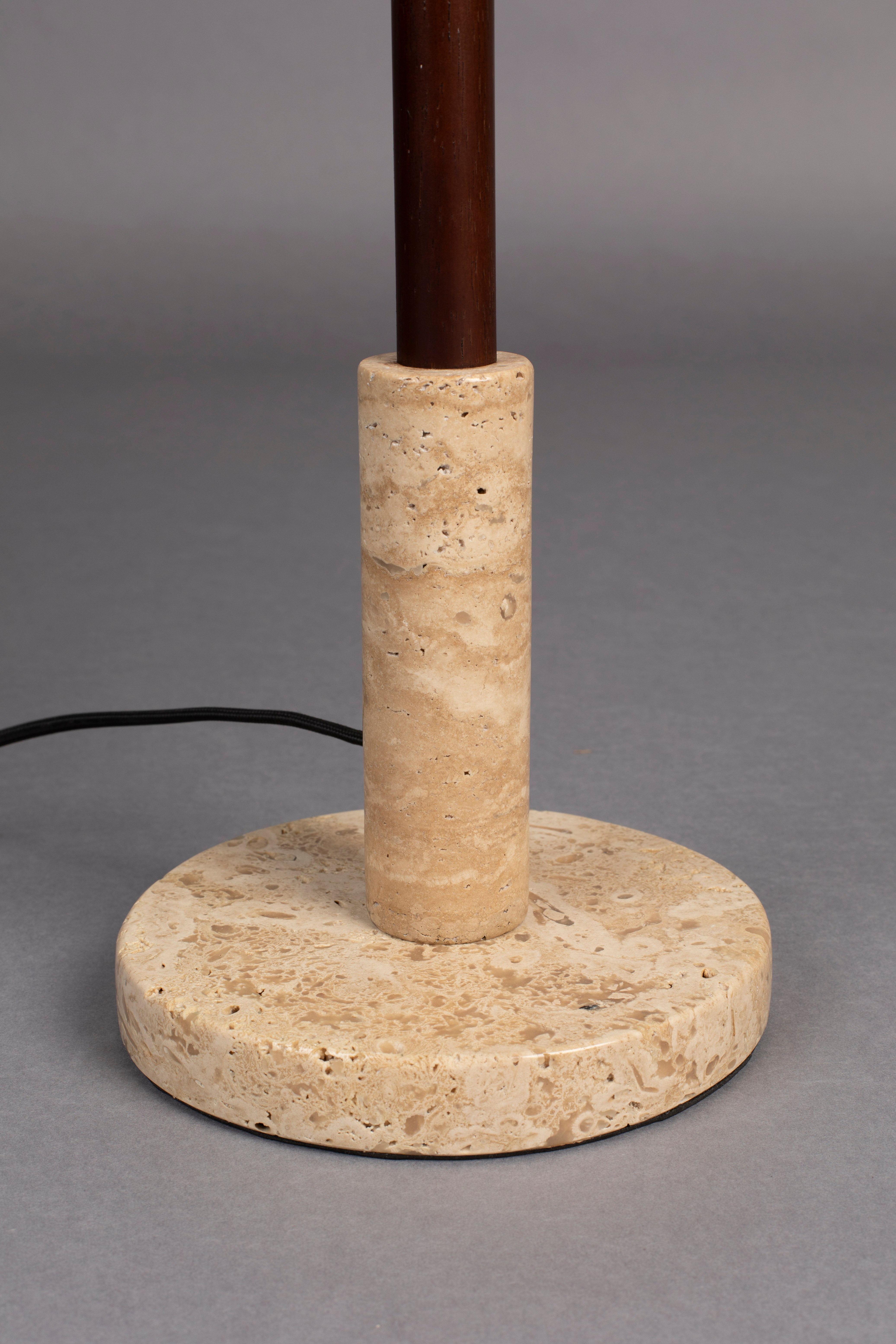 Dutchbone Yesckson Travertine Marble Table Lamp