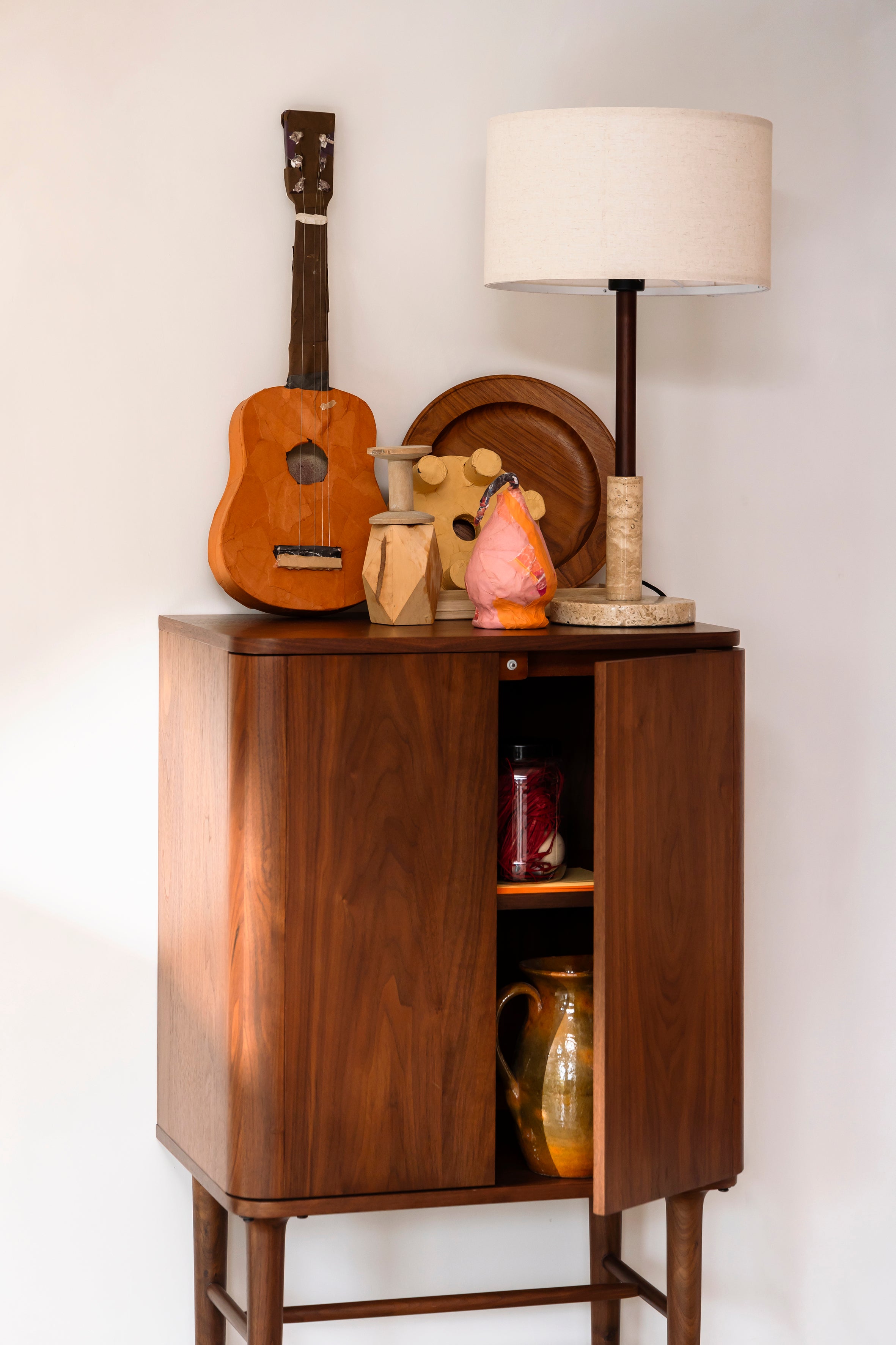 Dutchbone Yesckson Travertine Marble Table Lamp