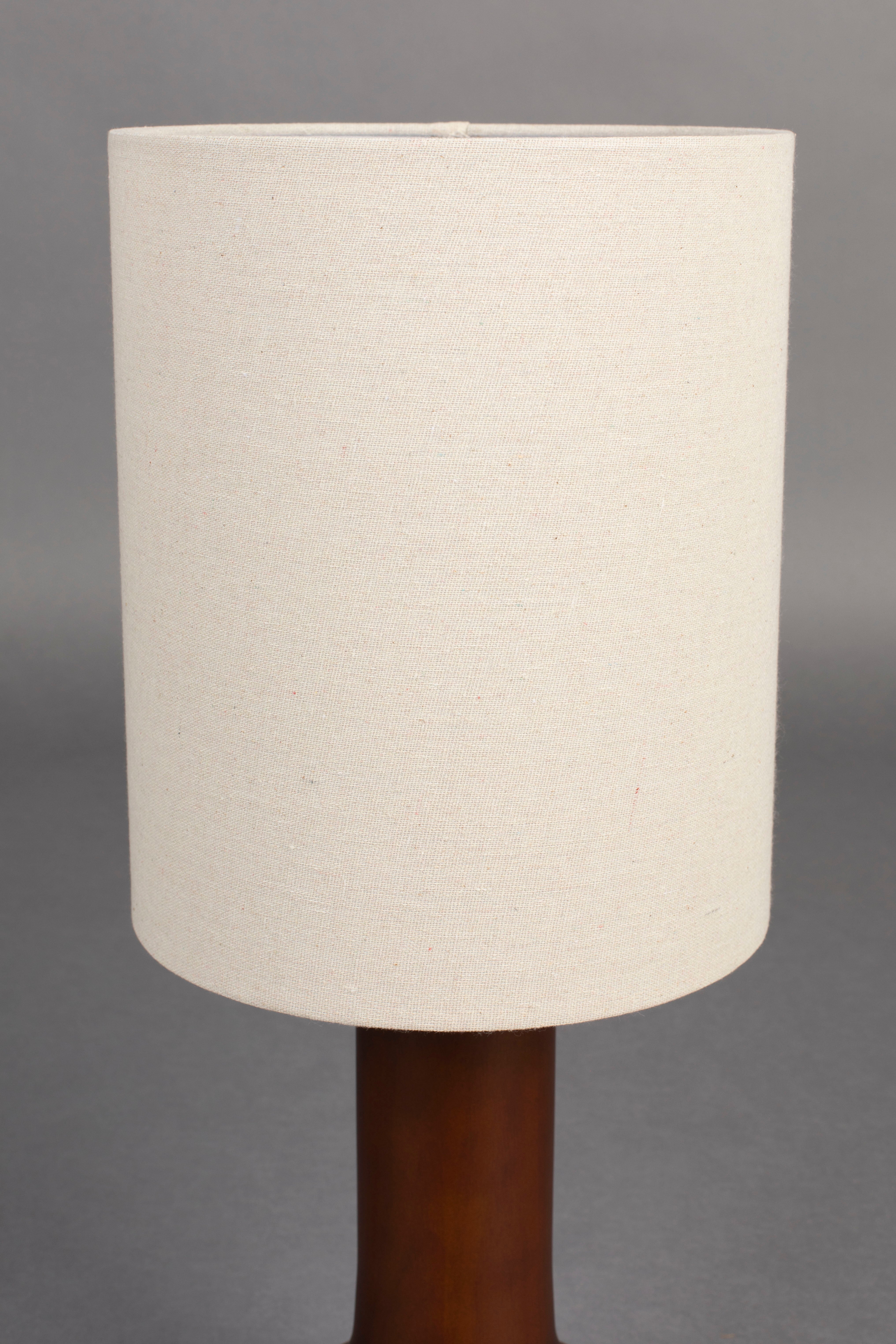 Dutchbone Jones Soft Organic Brown Wood Table Lamp