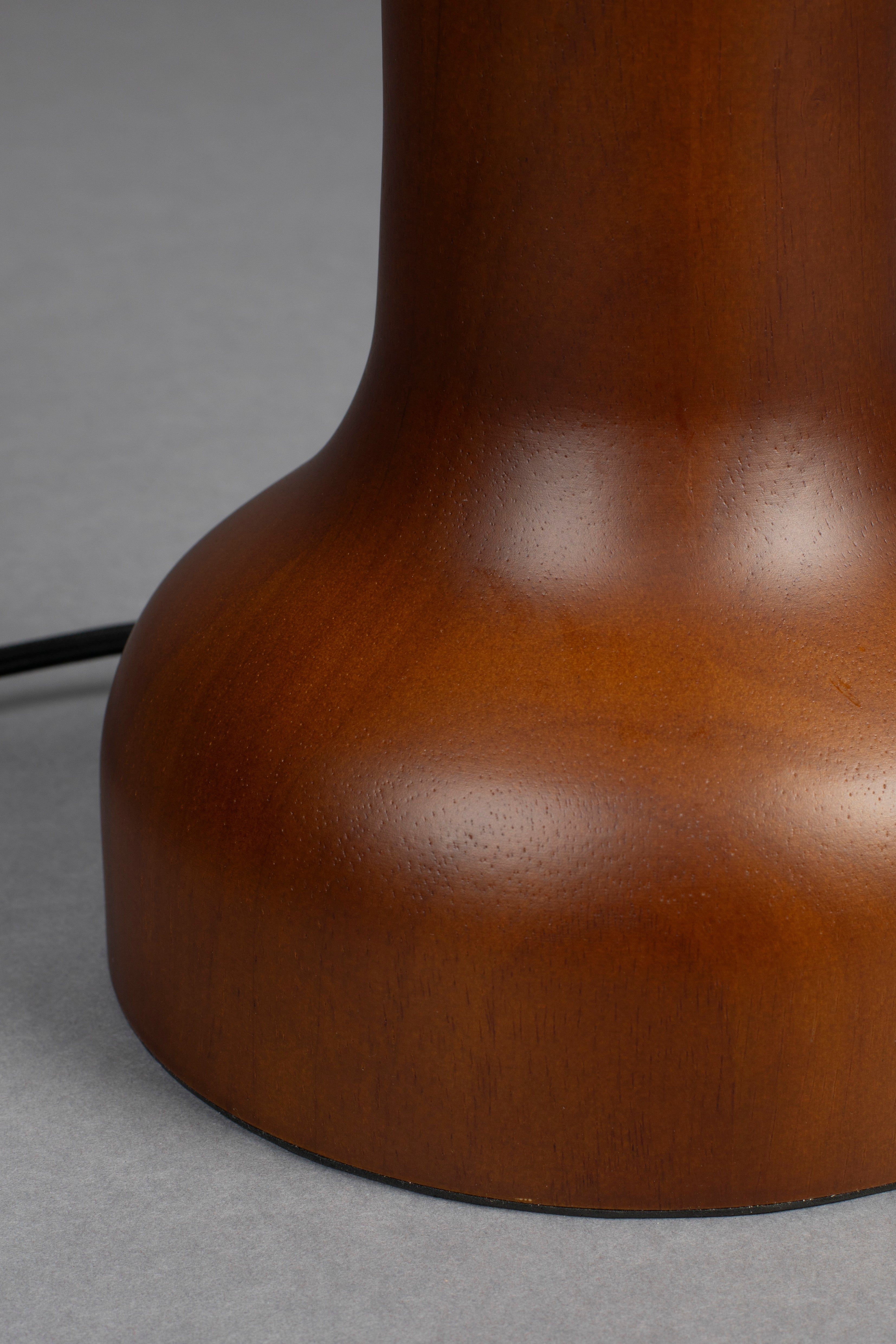 Dutchbone Jones Soft Organic Brown Wood Table Lamp
