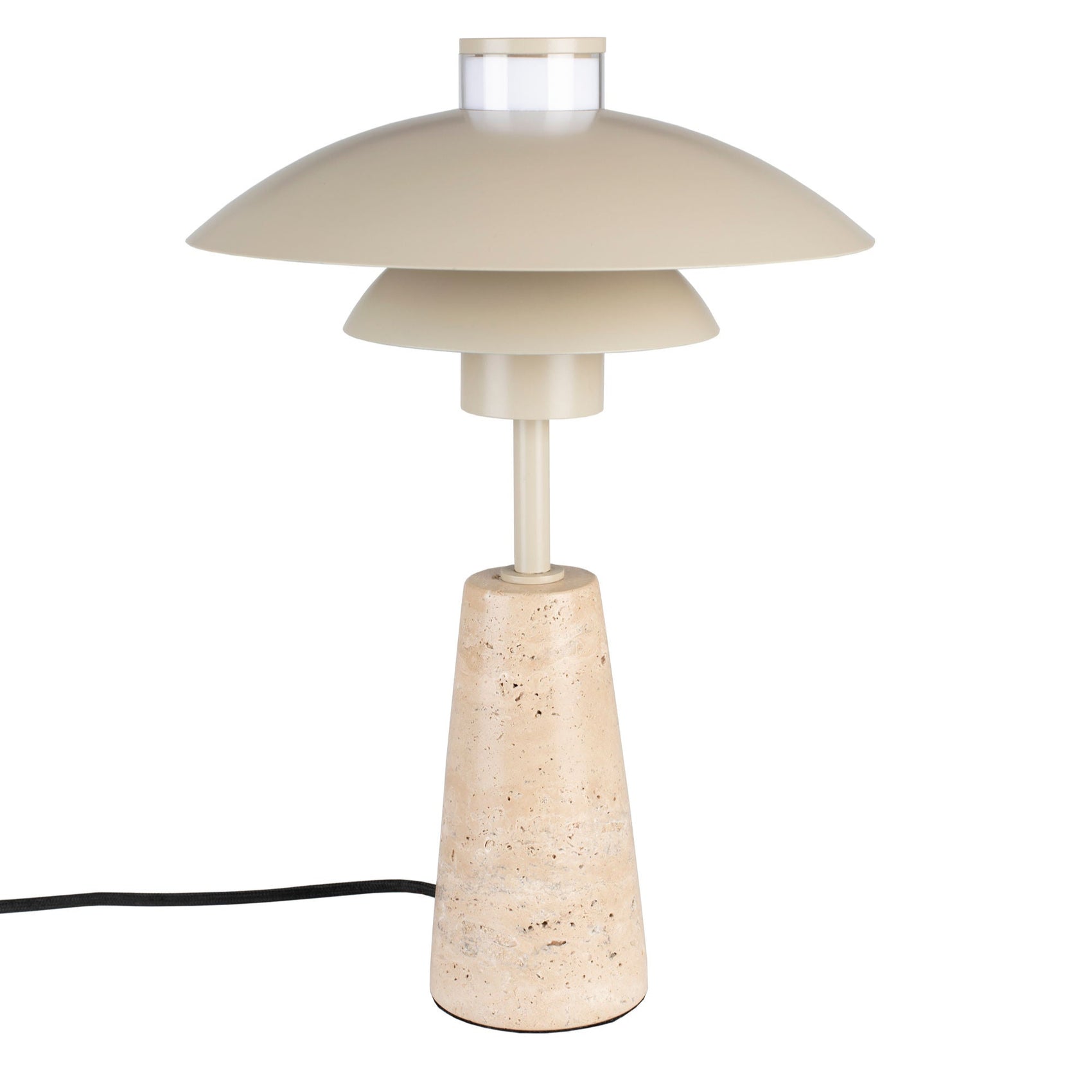 Zuiver Cole Beige Travertine Table Lamp