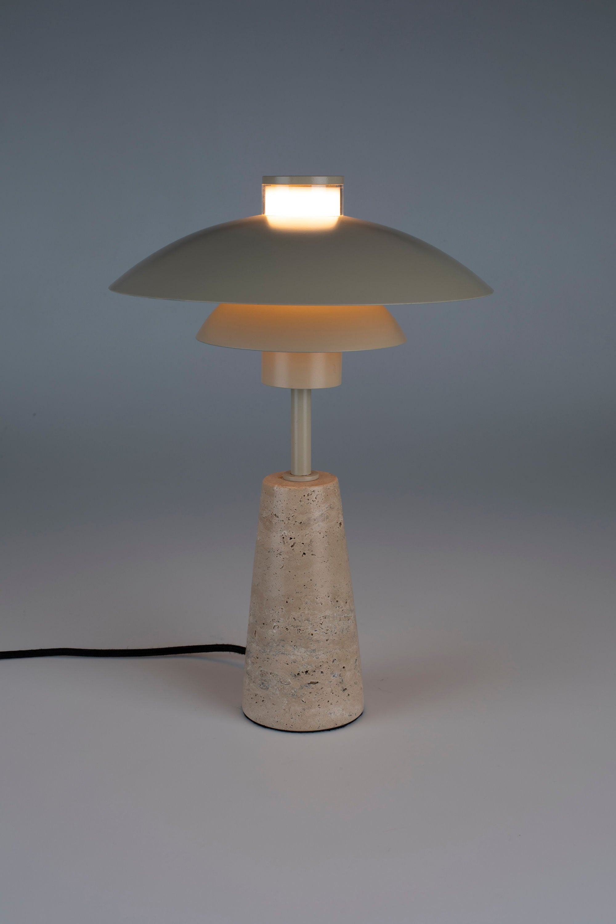 Zuiver Cole Beige Travertine Table Lamp