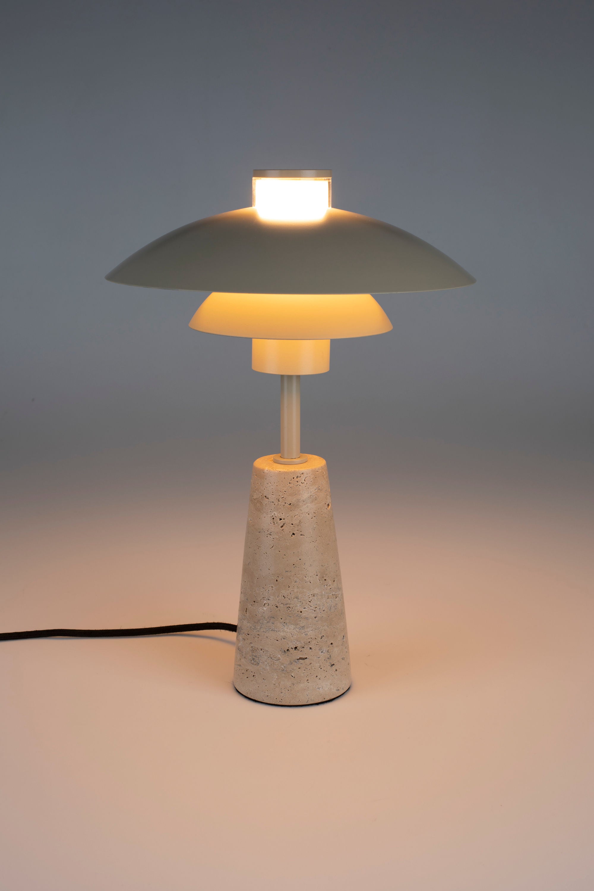Zuiver Cole Beige Travertine Table Lamp