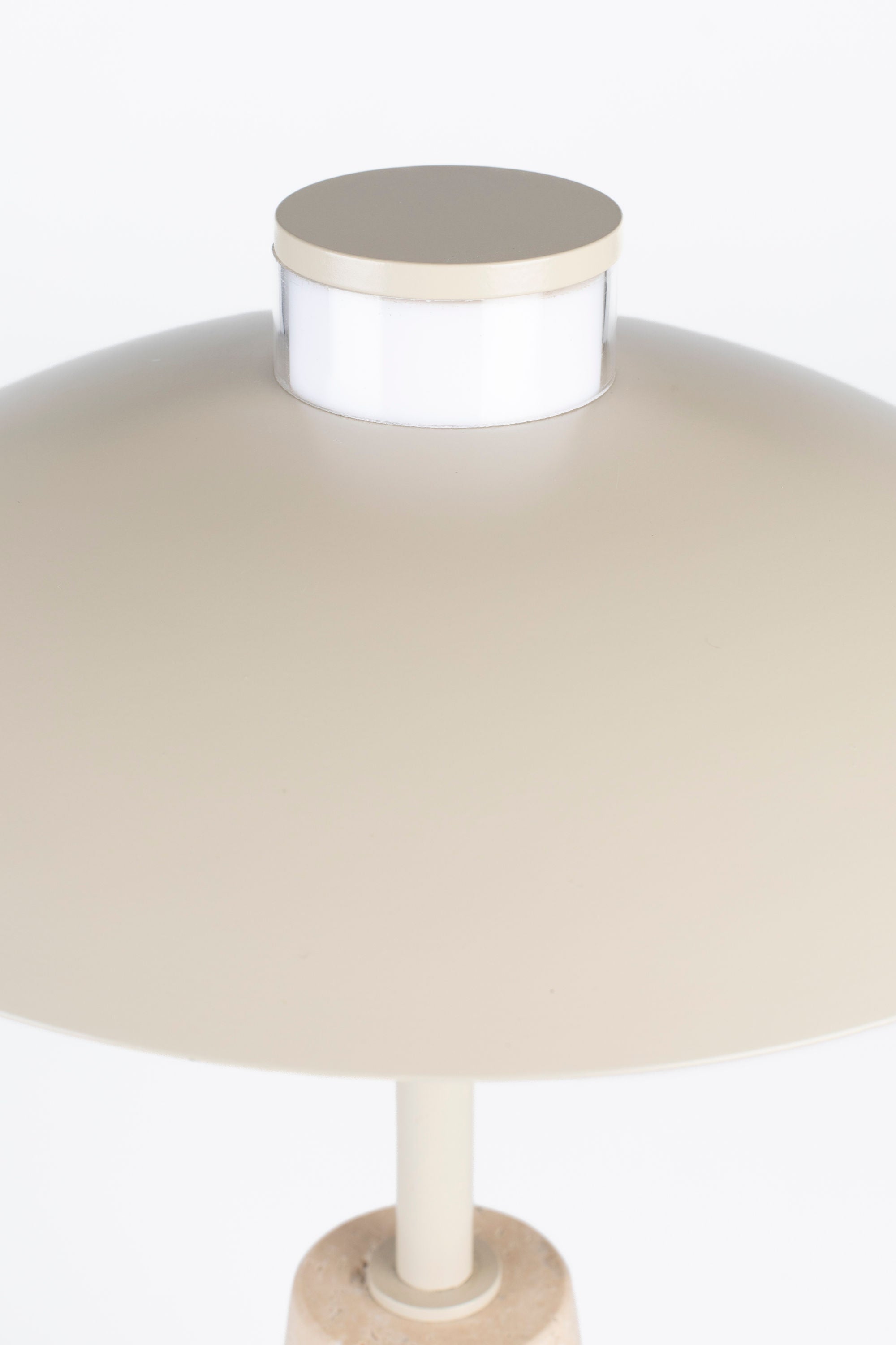 Zuiver Cole Beige Travertine Table Lamp