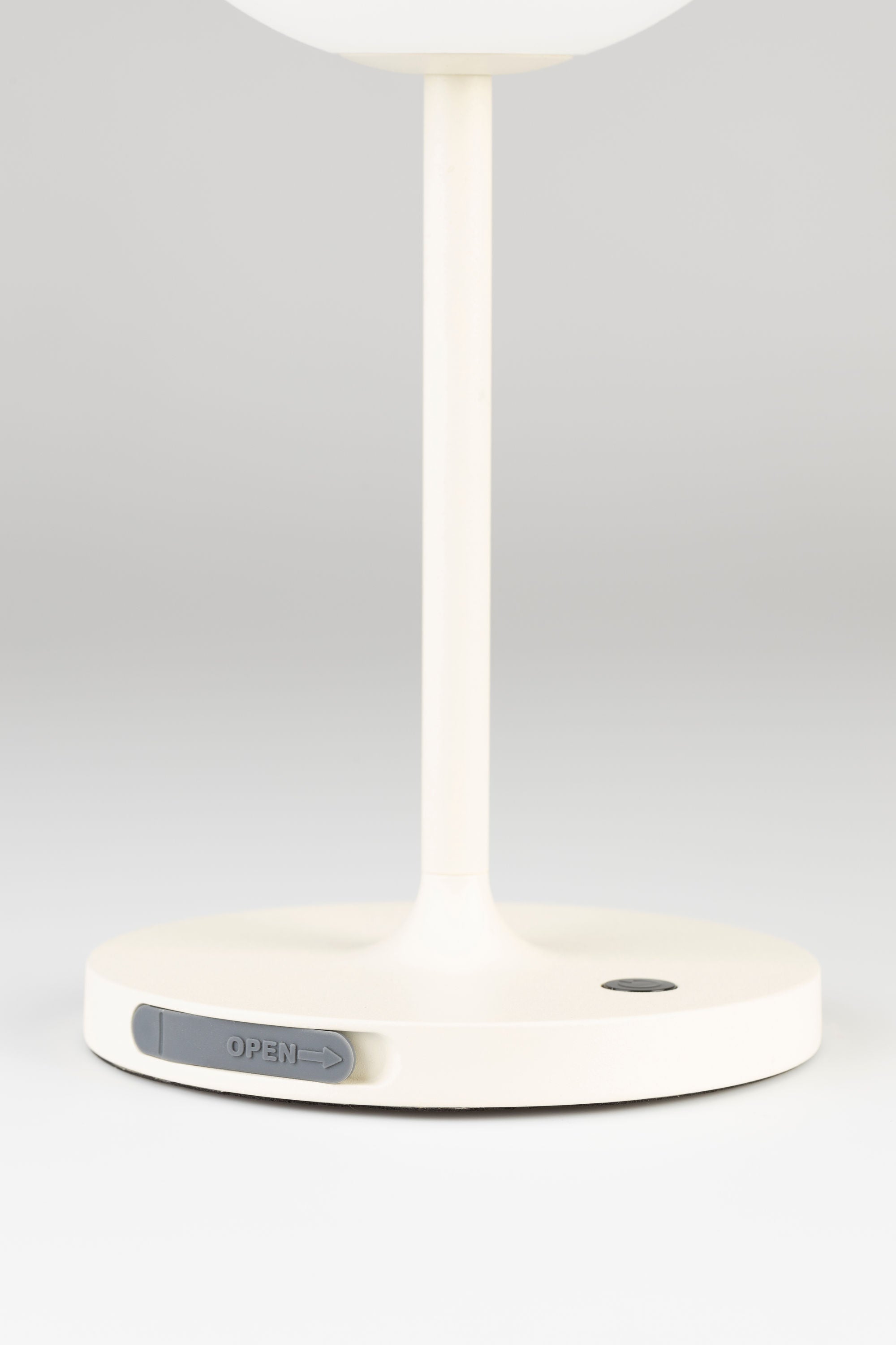 Hub Beige Orb Table Lamp
