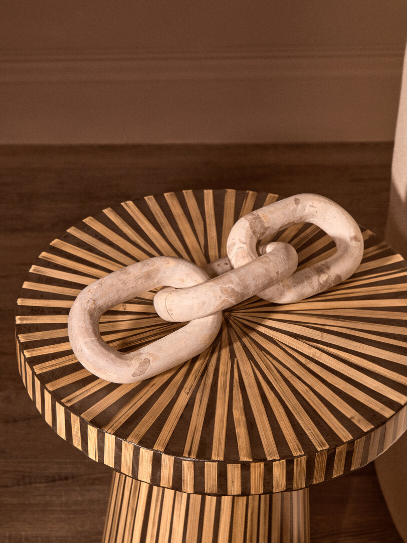 Como Chocolate Marble Three Link Chain