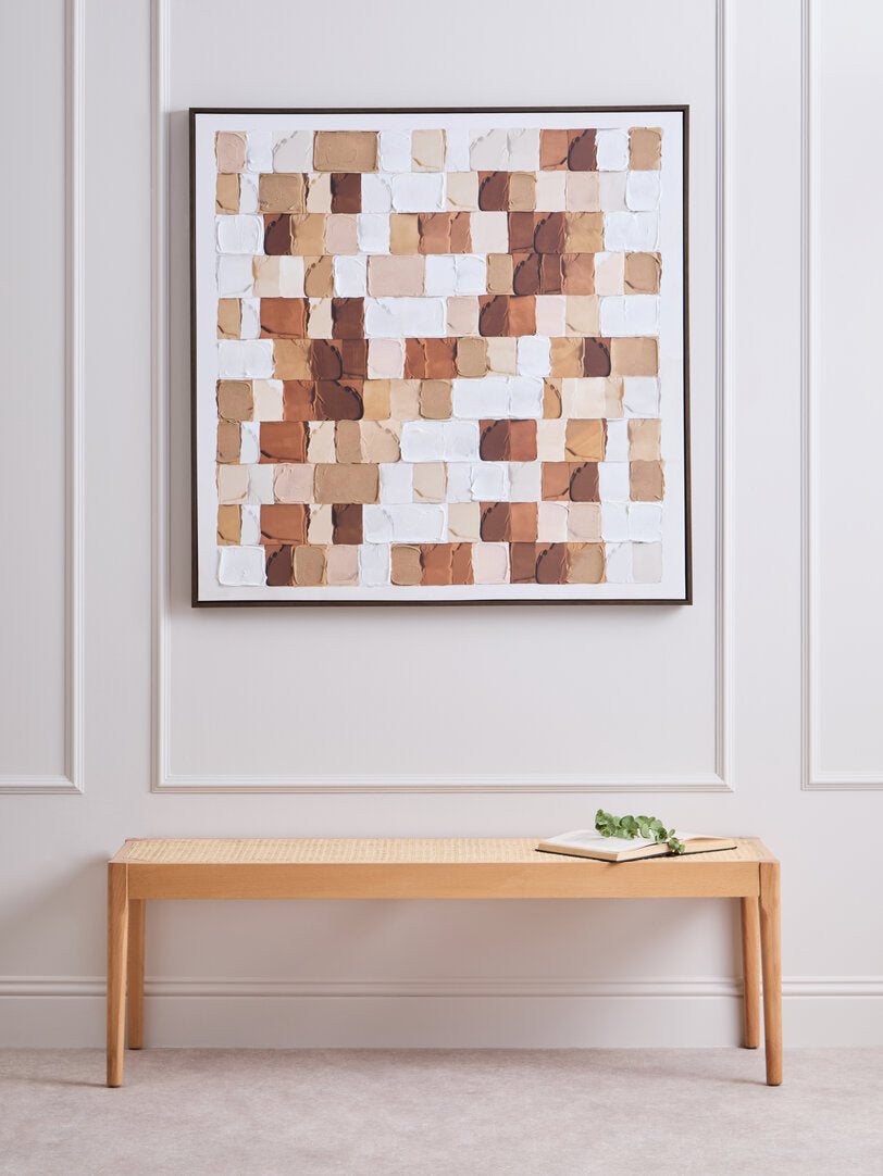 Noah Textured Wall Art in Neutral Tones