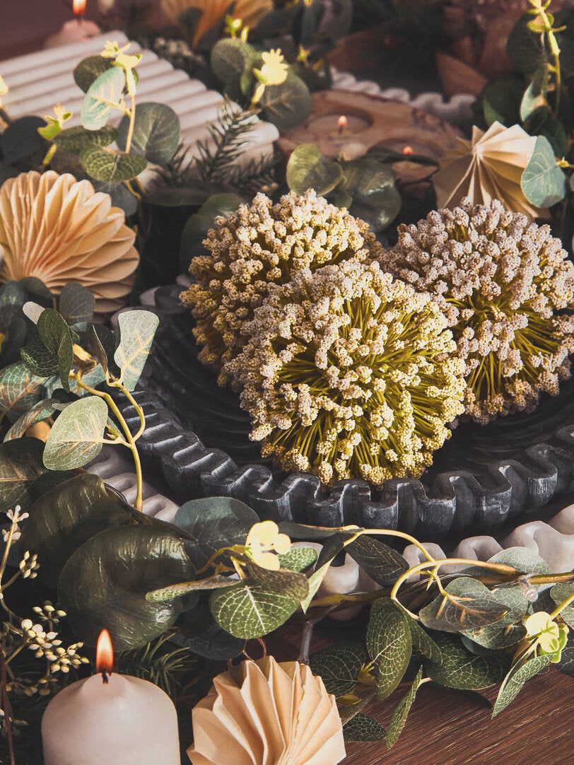 Athena Rectangular White Fluted Marble Box