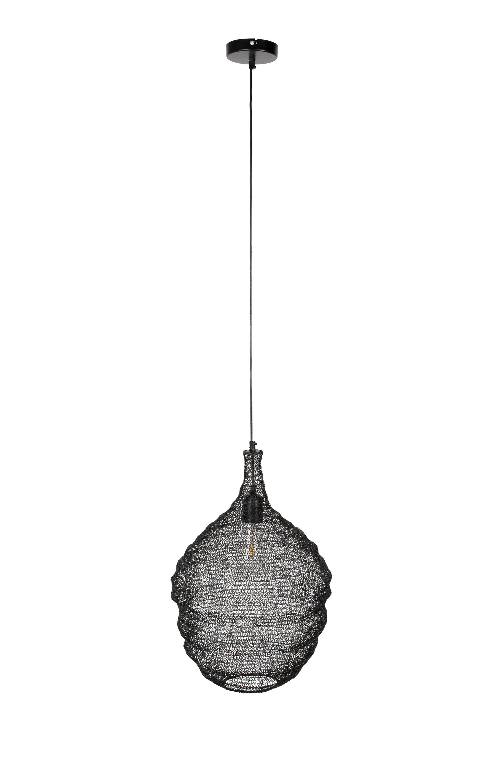 Lena Black Pendant Lamp Medium