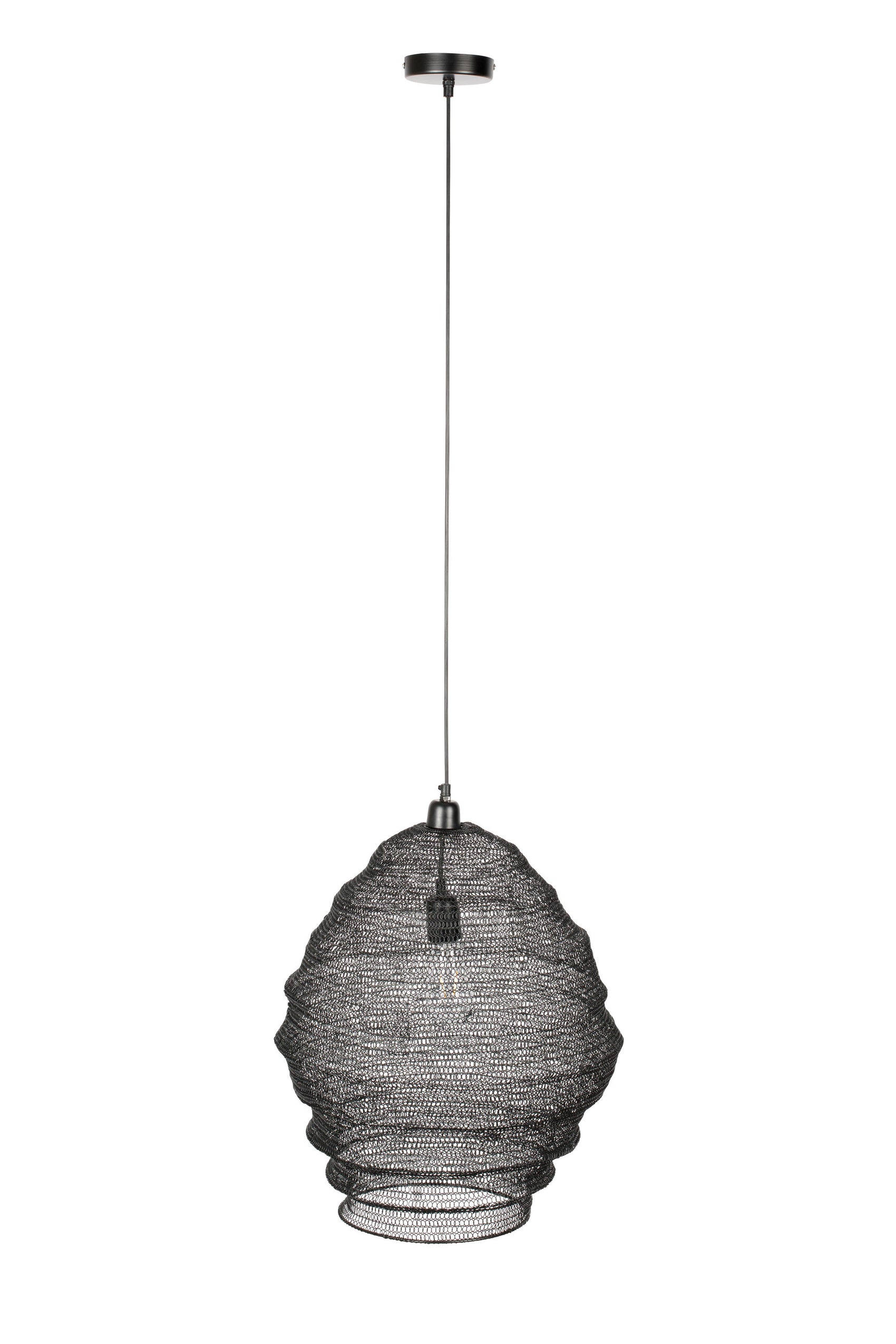 Lena Black Pendant Lamp Large