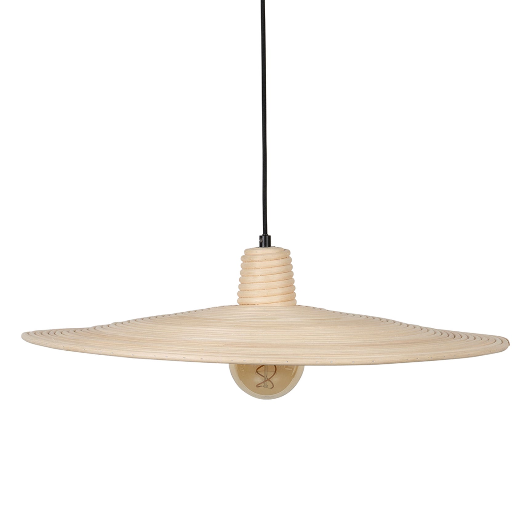 Zuiver Balance Natural Rattan Pendant Lamp Large