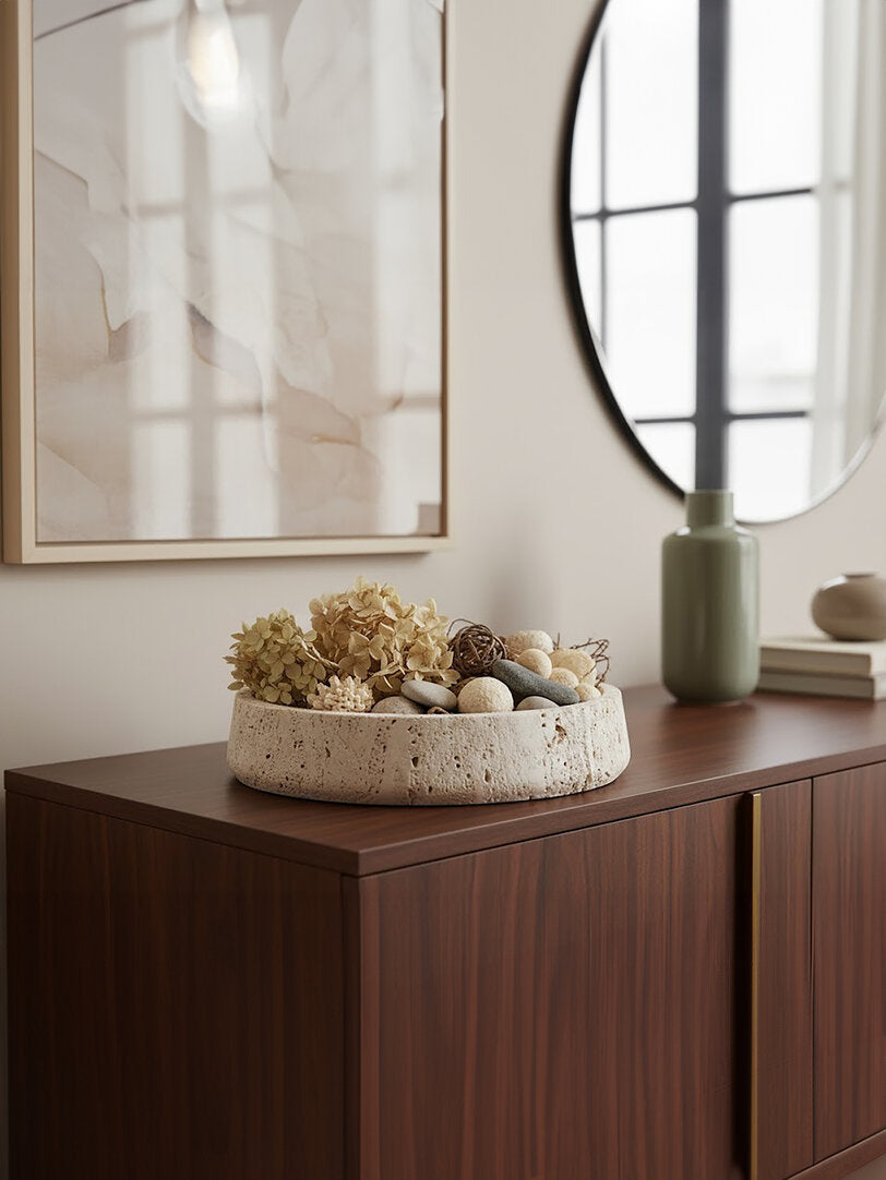 Amo Travertine Bowl
