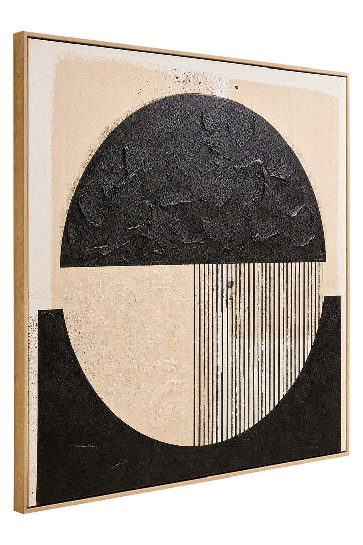 Noah Black & Cream Wall Art