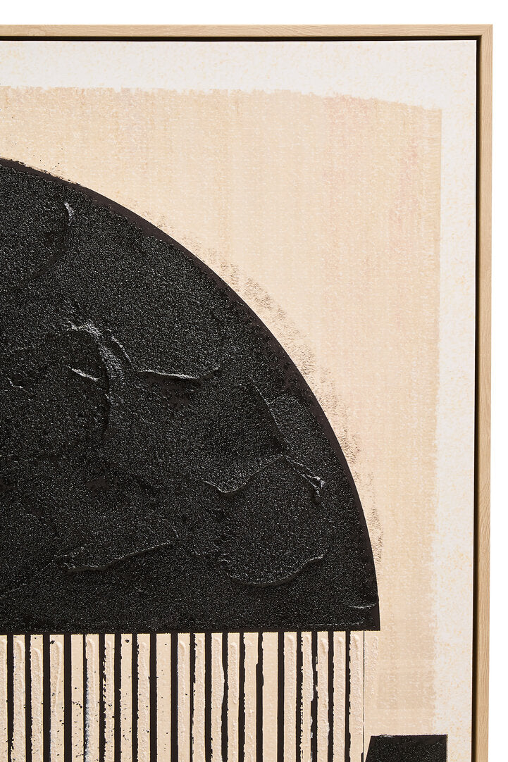 Noah Black & Cream Wall Art