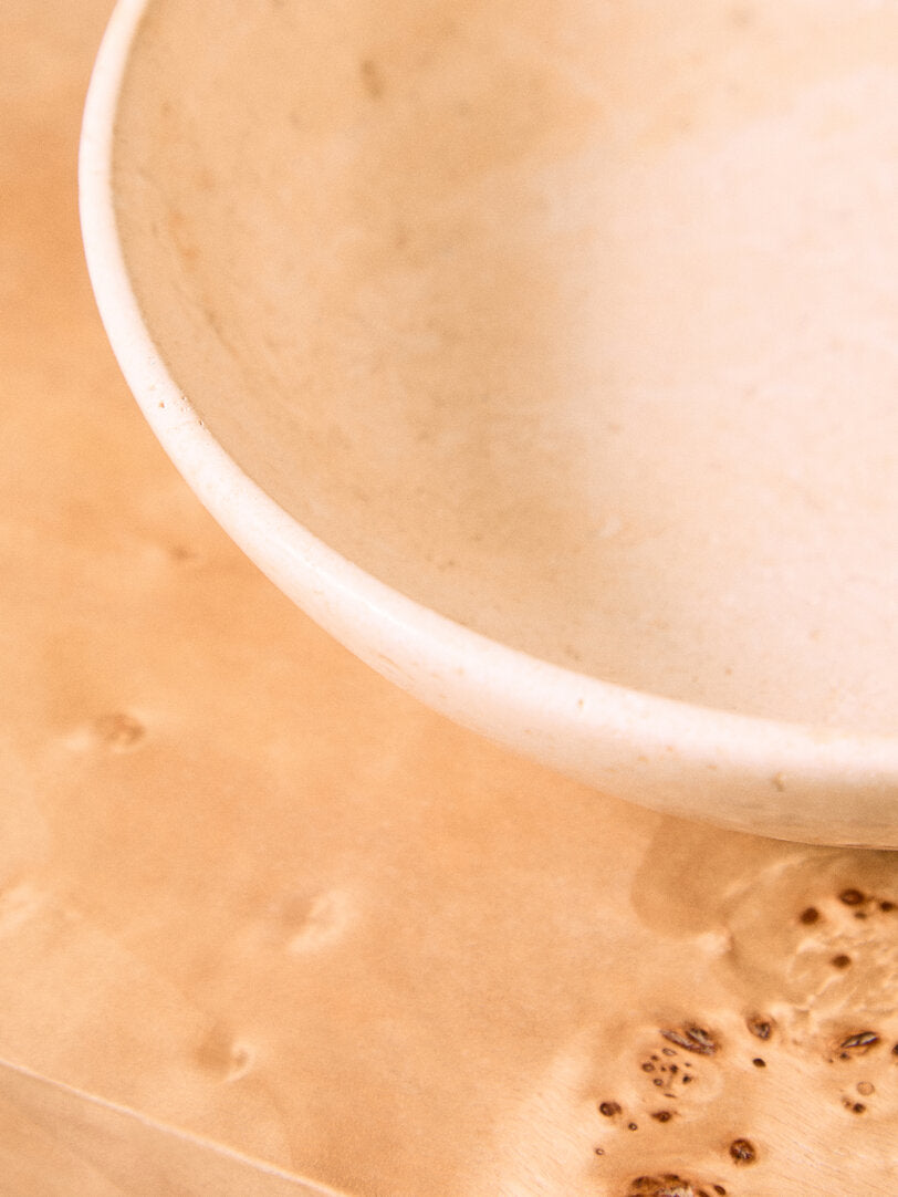 Karter Cream Marble Bowl