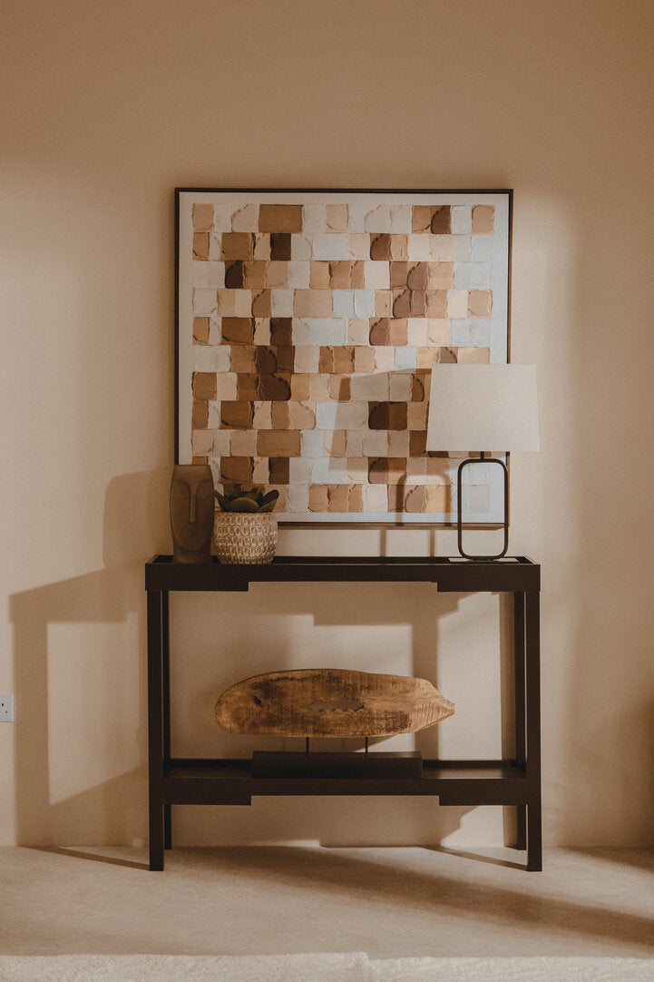Noah Textured Wall Art in Neutral Tones