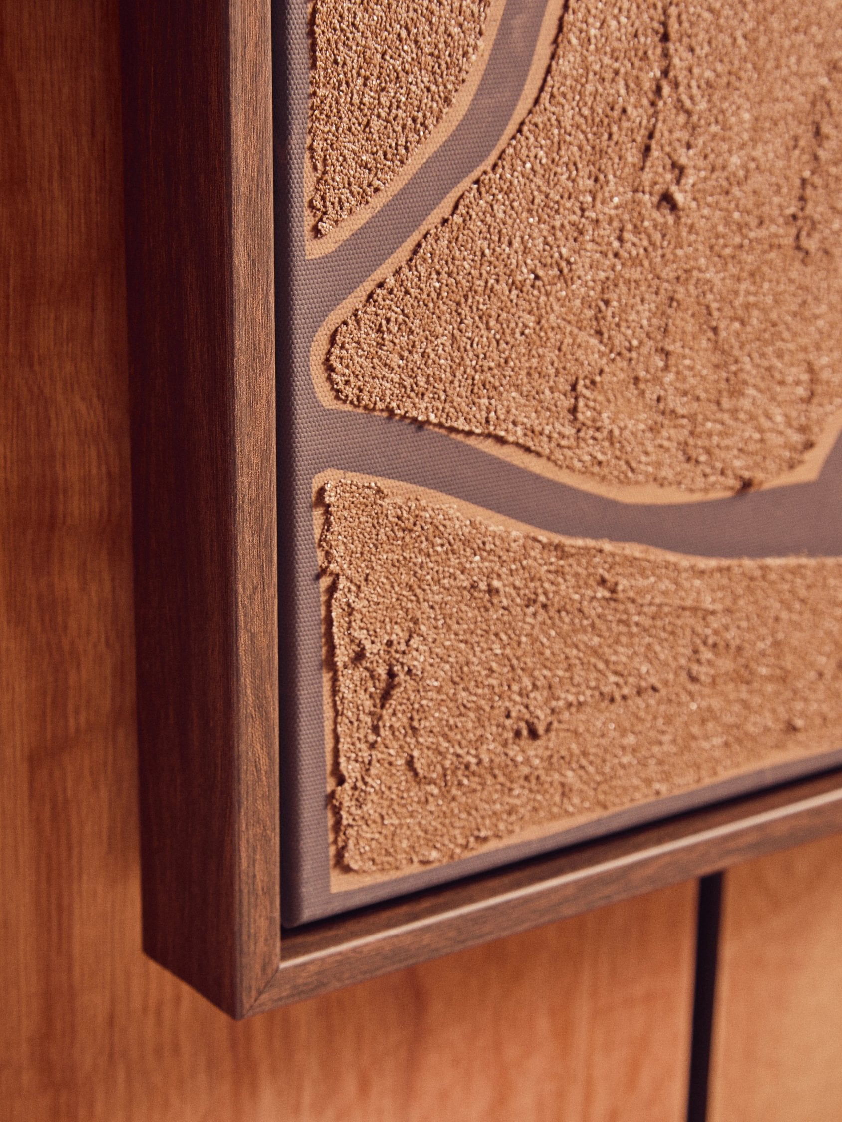 Set of 2 Galleria Brown & Black Textured Wall Art