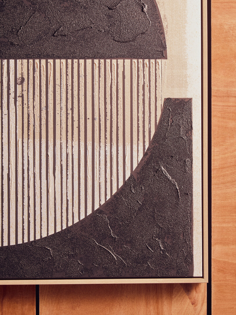 Noah Black & Cream Wall Art
