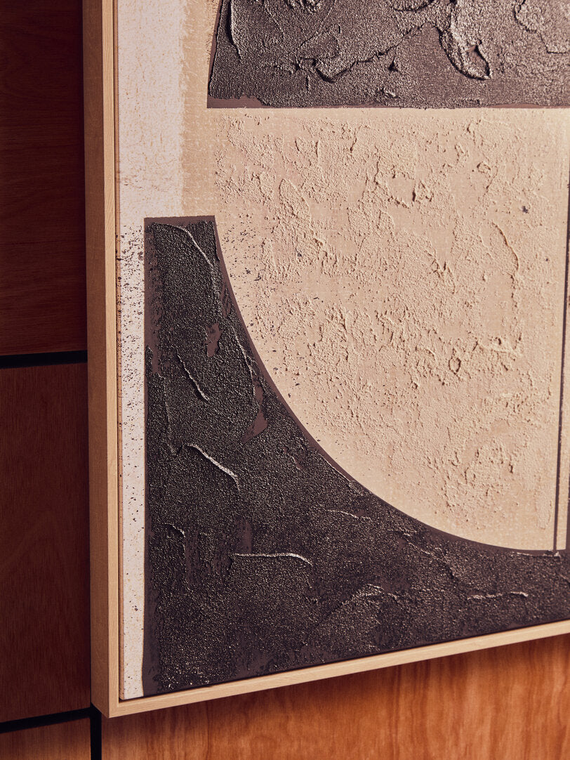 Noah Black & Cream Wall Art