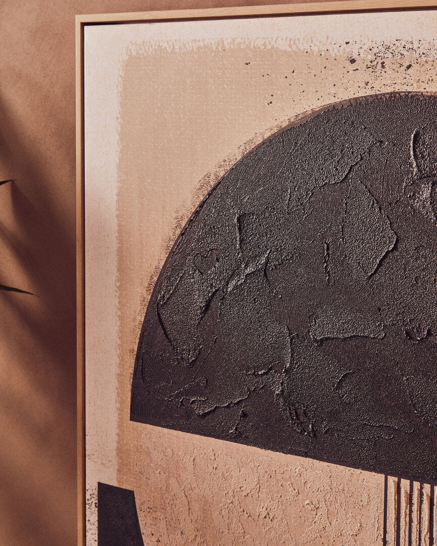Noah Black & Cream Wall Art