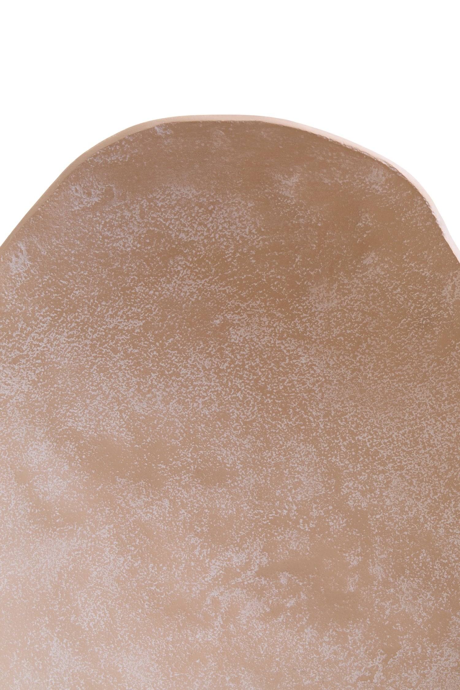 Chalk Large Beige Whitewash Textured Aluminium Bowl