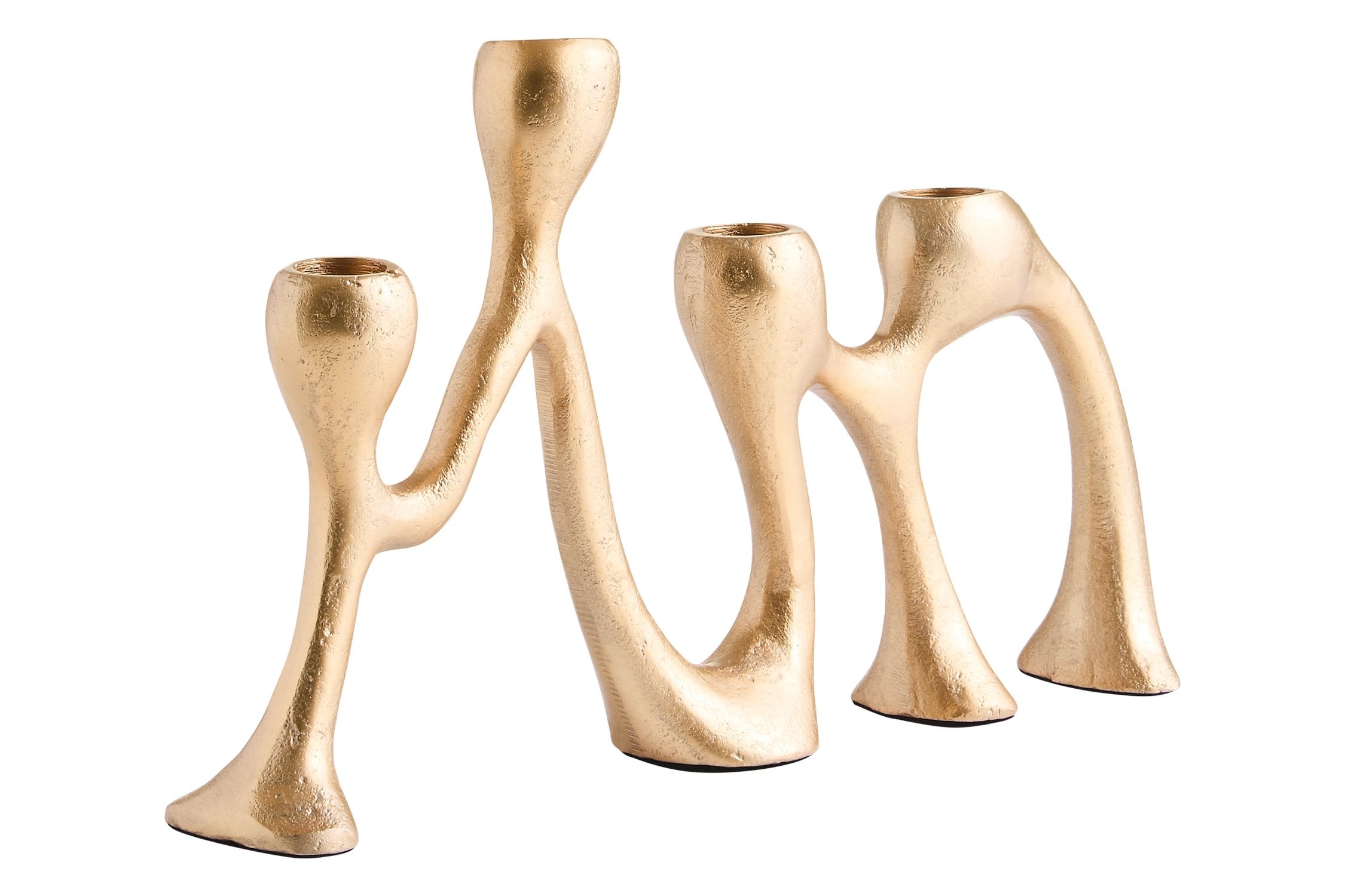 Atelier 4 Light Gold Candle Holder