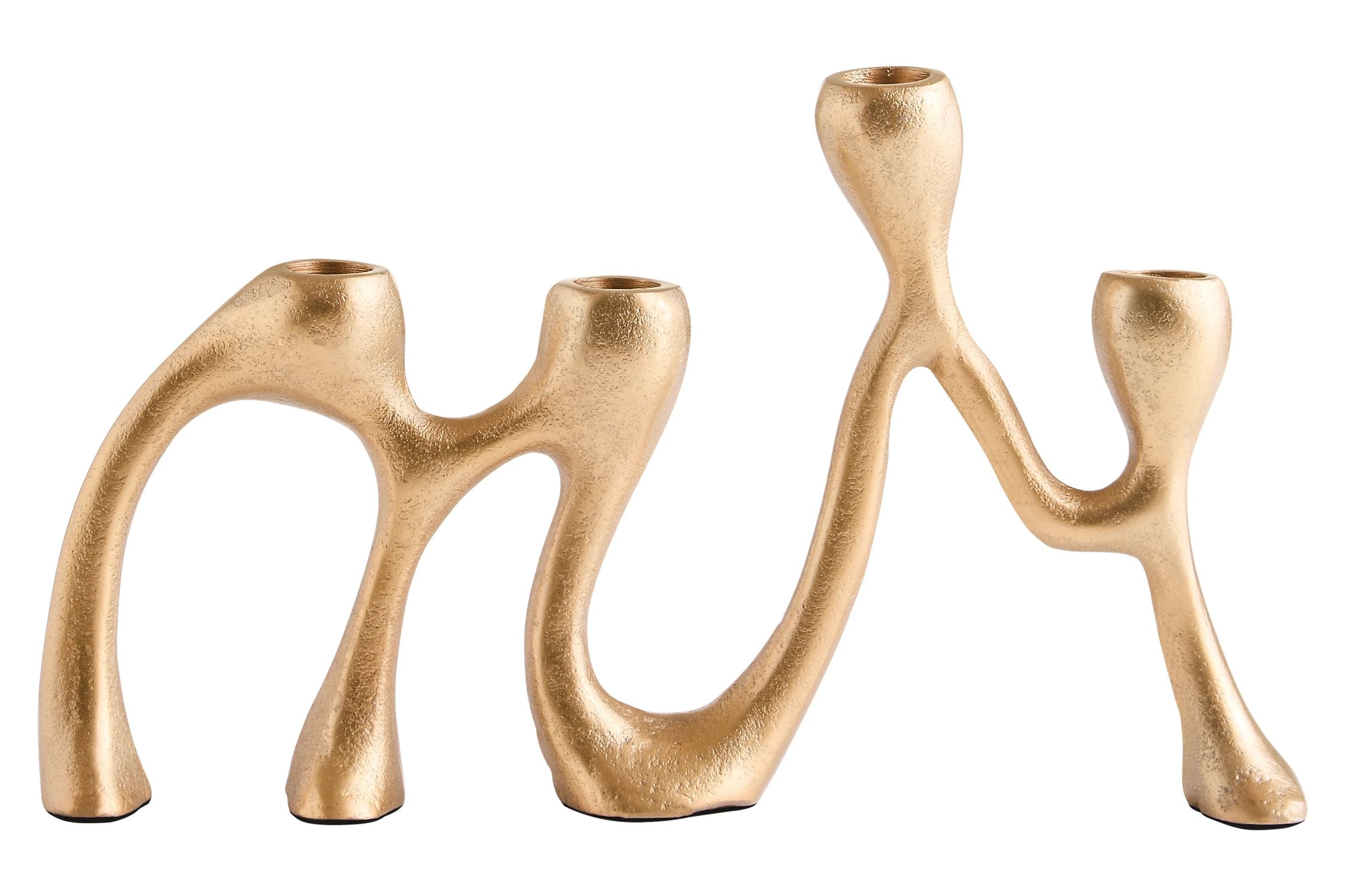 Atelier 4 Light Gold Candle Holder