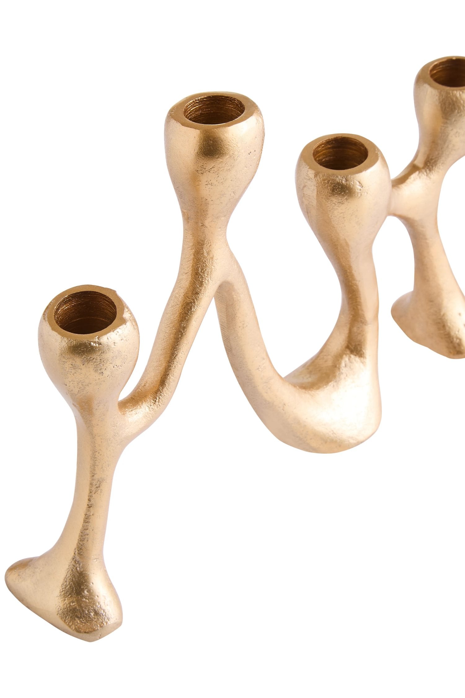 Atelier 4 Light Gold Candle Holder