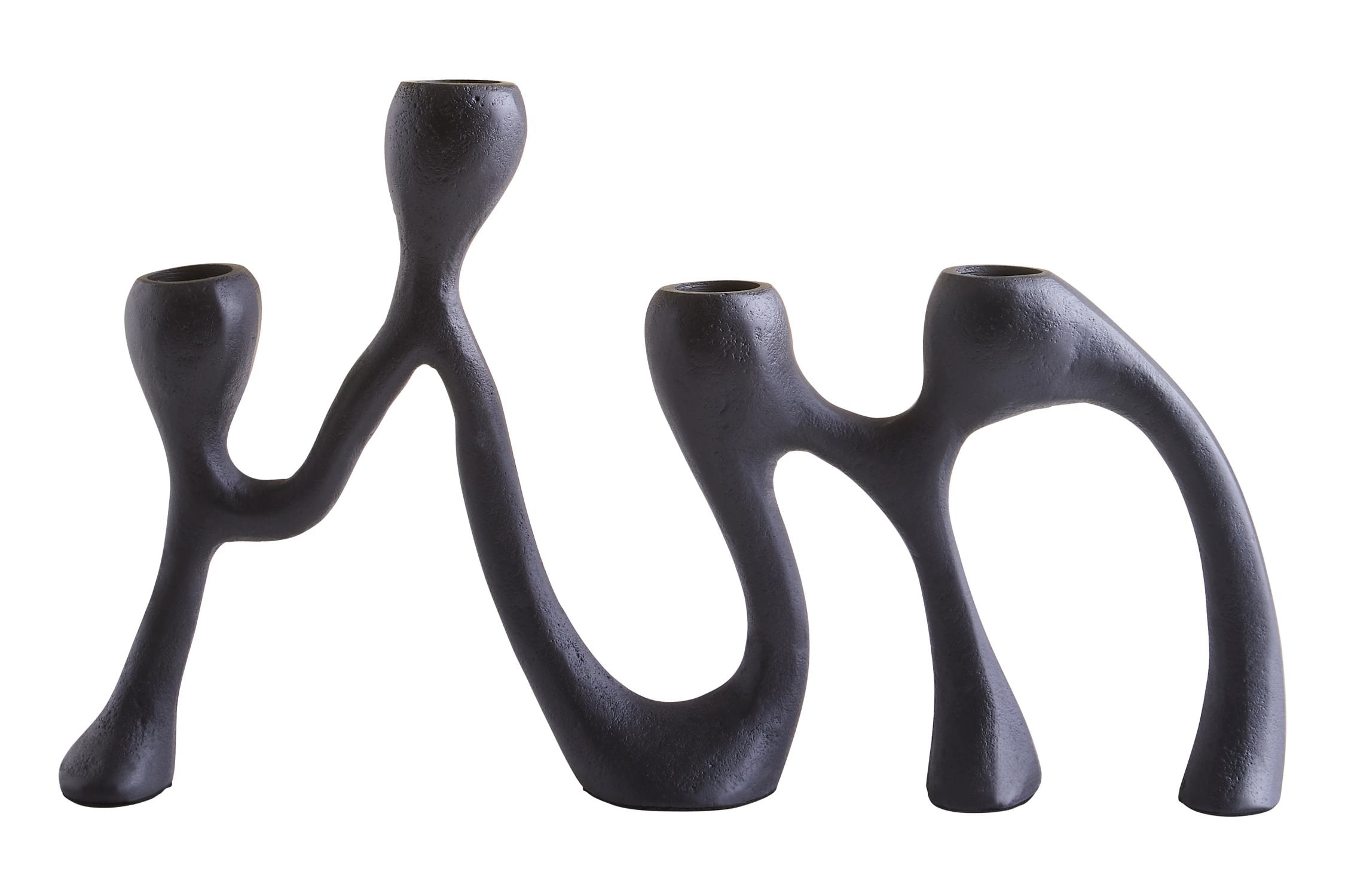 Atelier 4 Light Black Candle Holder