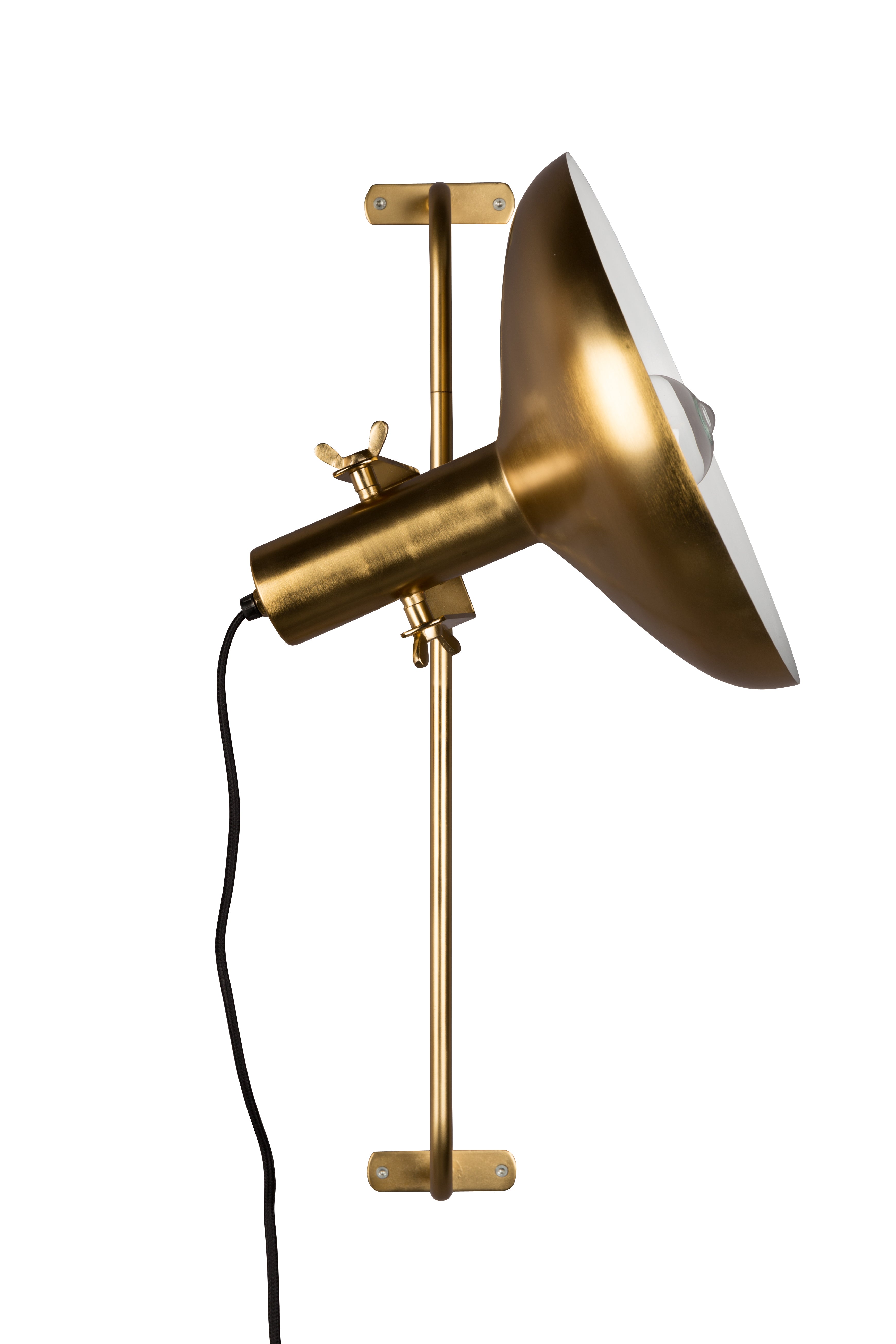Dutchbone Karish Gold Adjustable Head Wall Light