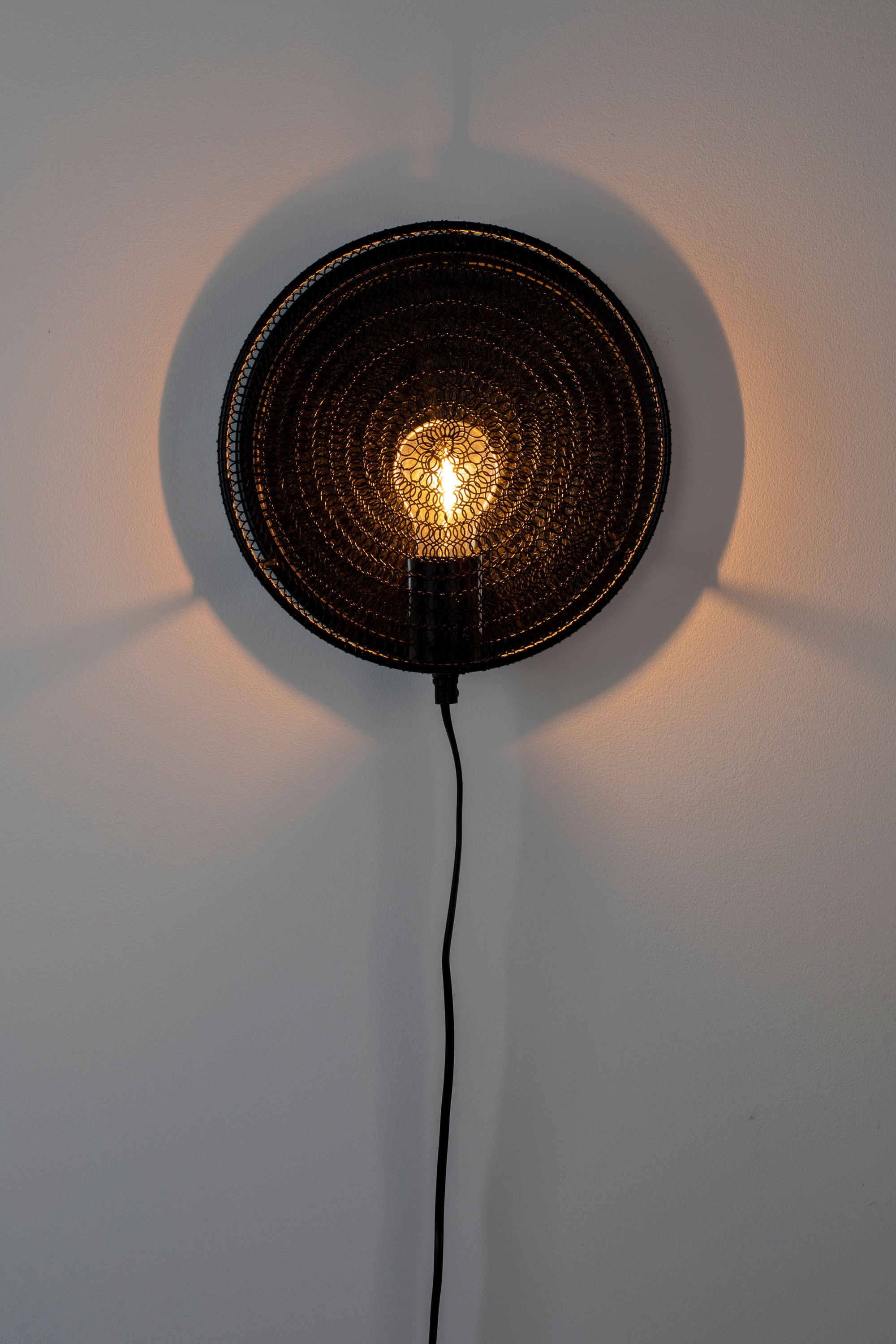 Lea Black Wall Light