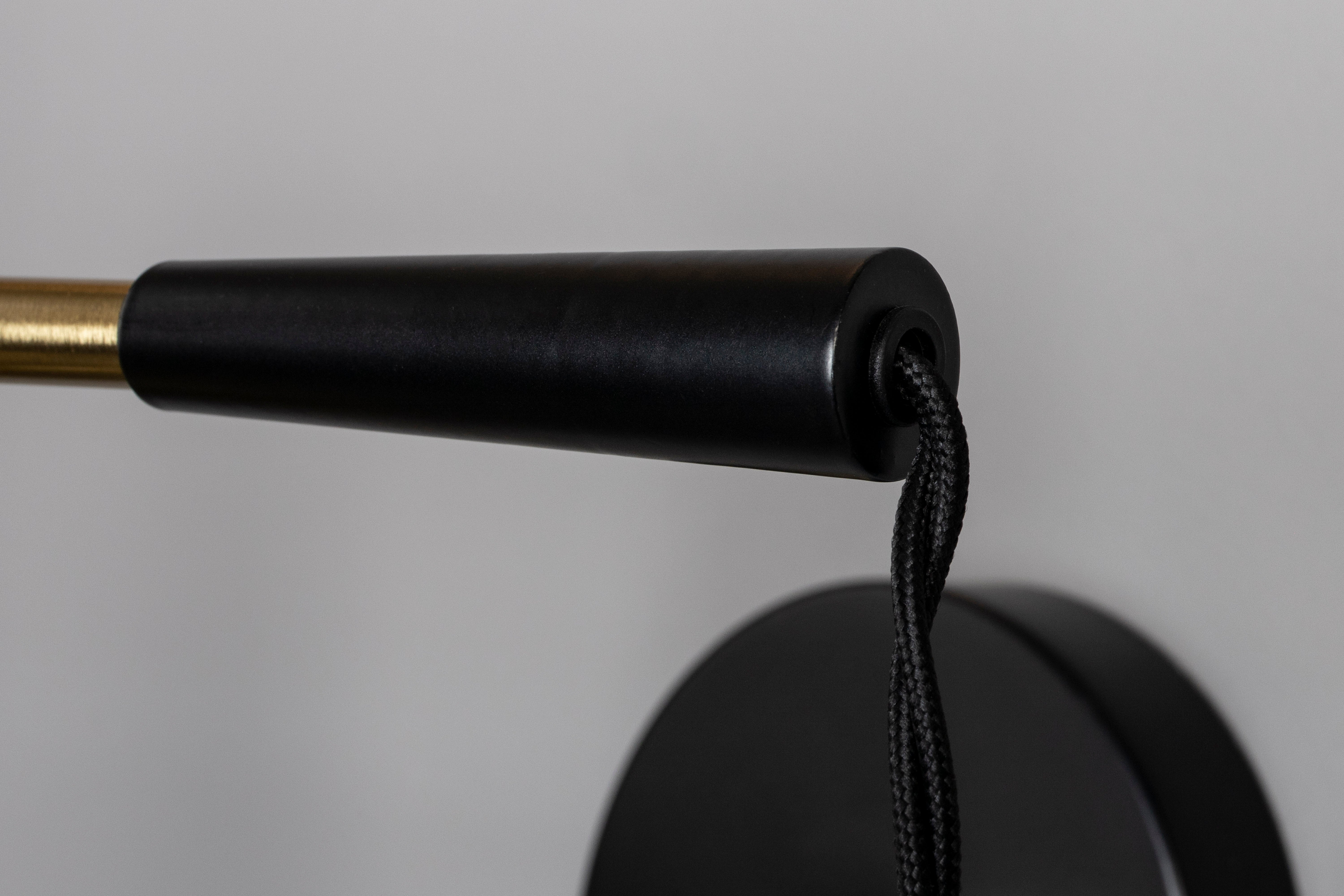 Dutchbone Penelope Brass & Black Wired Wall Lamp