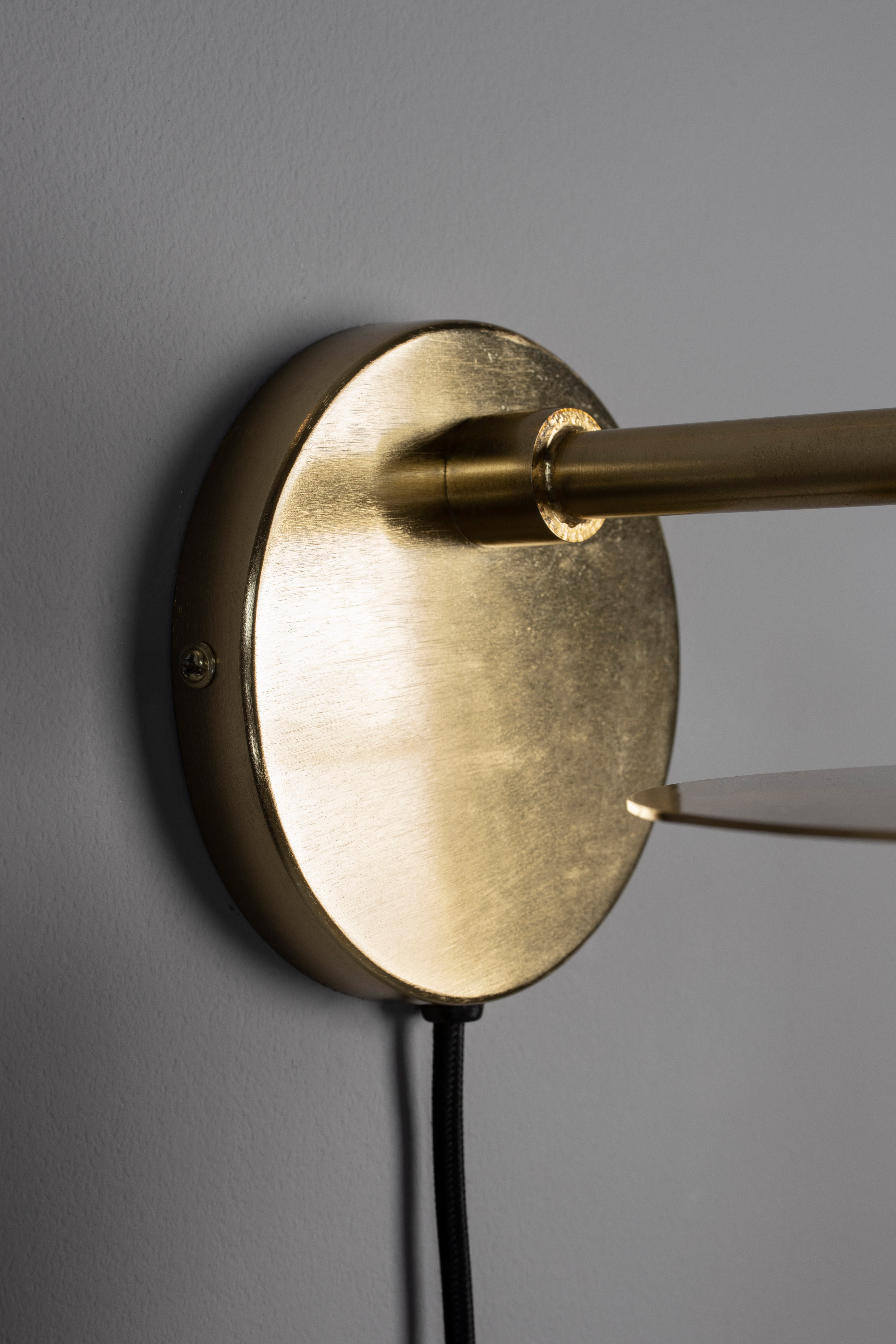 Dutchbone Aden Brass Wired Wall Light