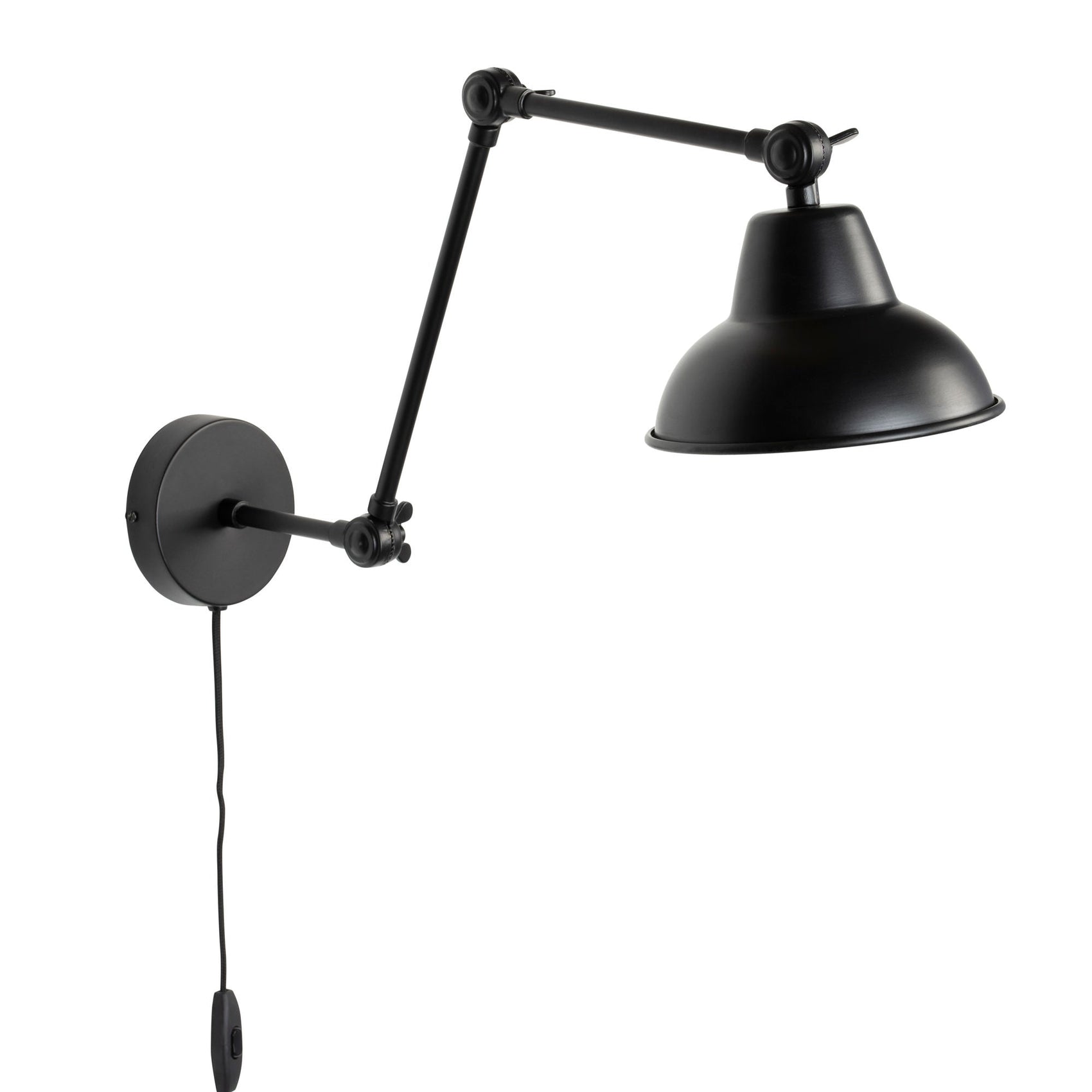 Xavi Black Wall Light