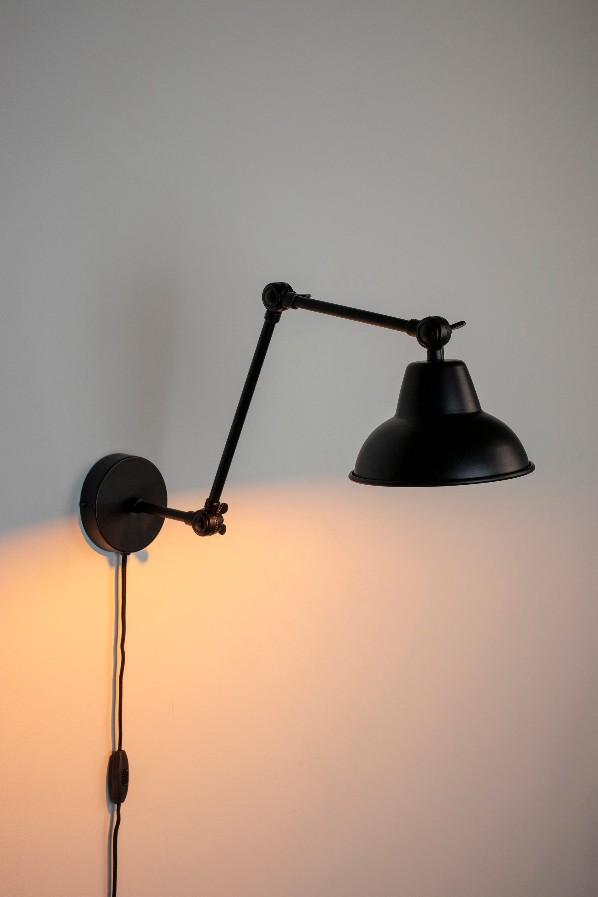 Xavi Black Wall Light