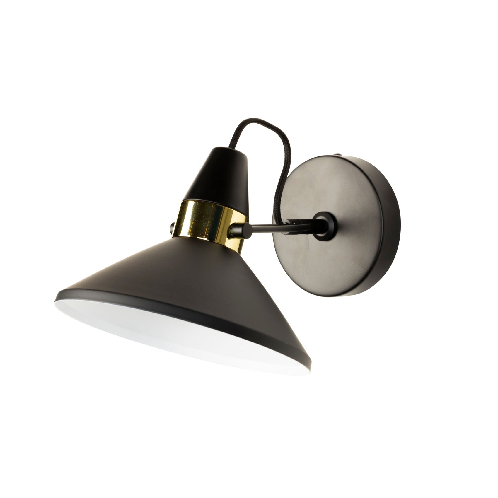 Jona Black & Gold Wall Light