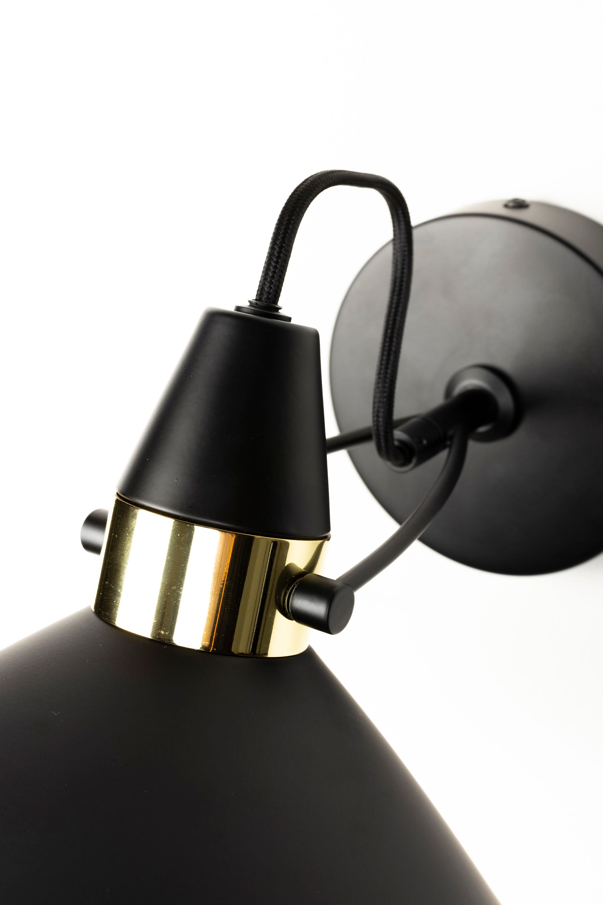 Jona Black & Gold Wall Light