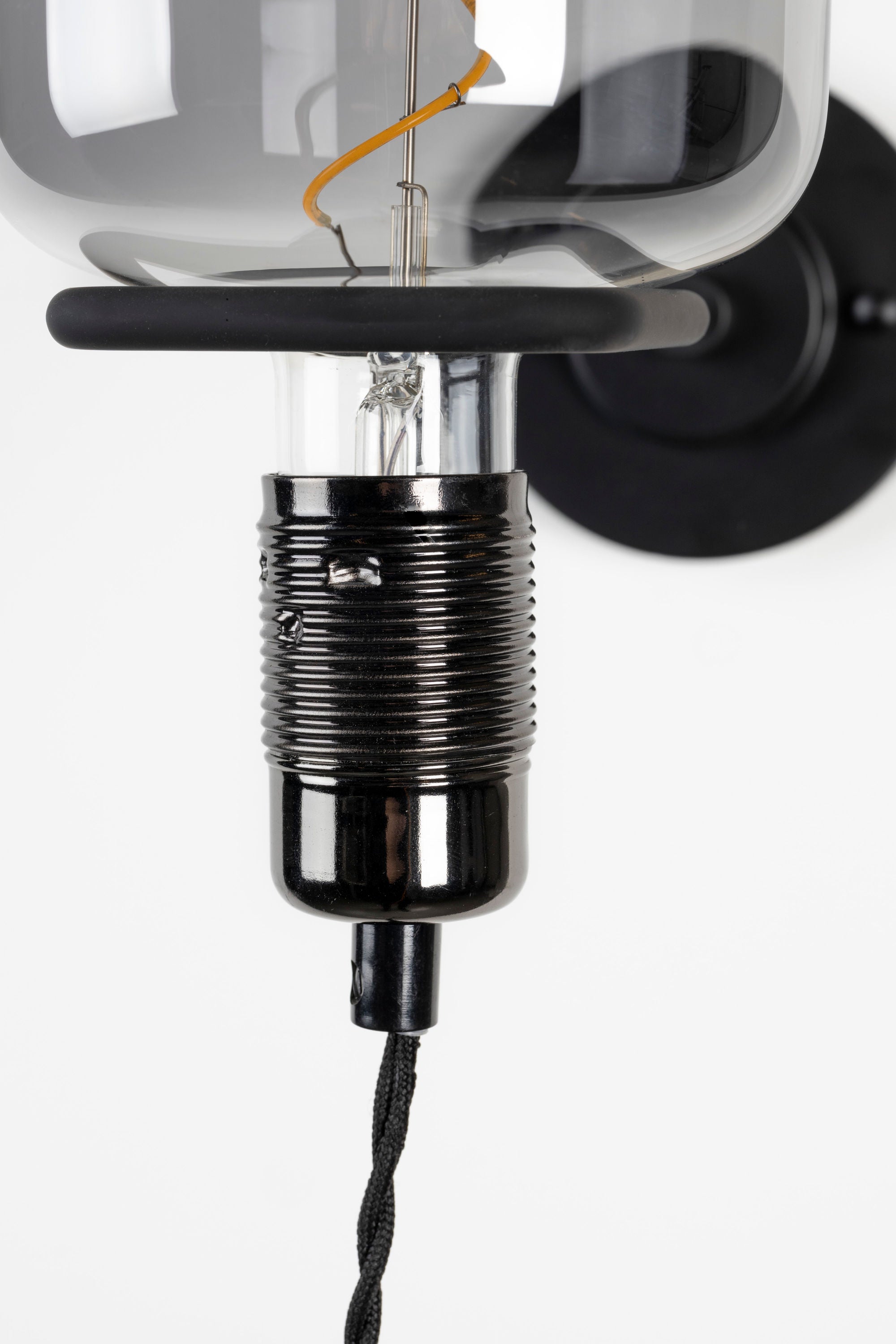 Zuiver Hazy Black Wired Wall Light