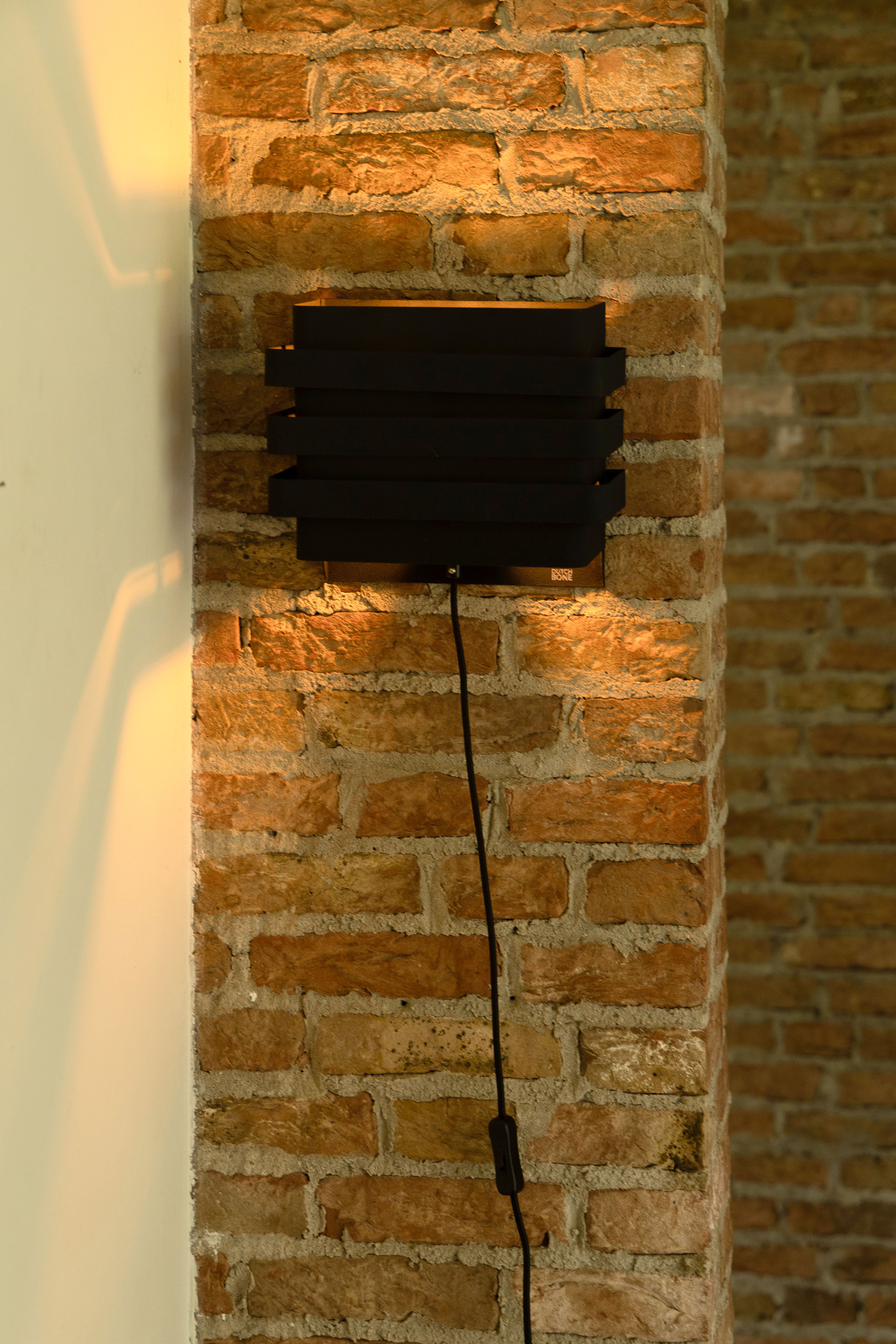 Dutchbone Dumont Black Metal Wall Light