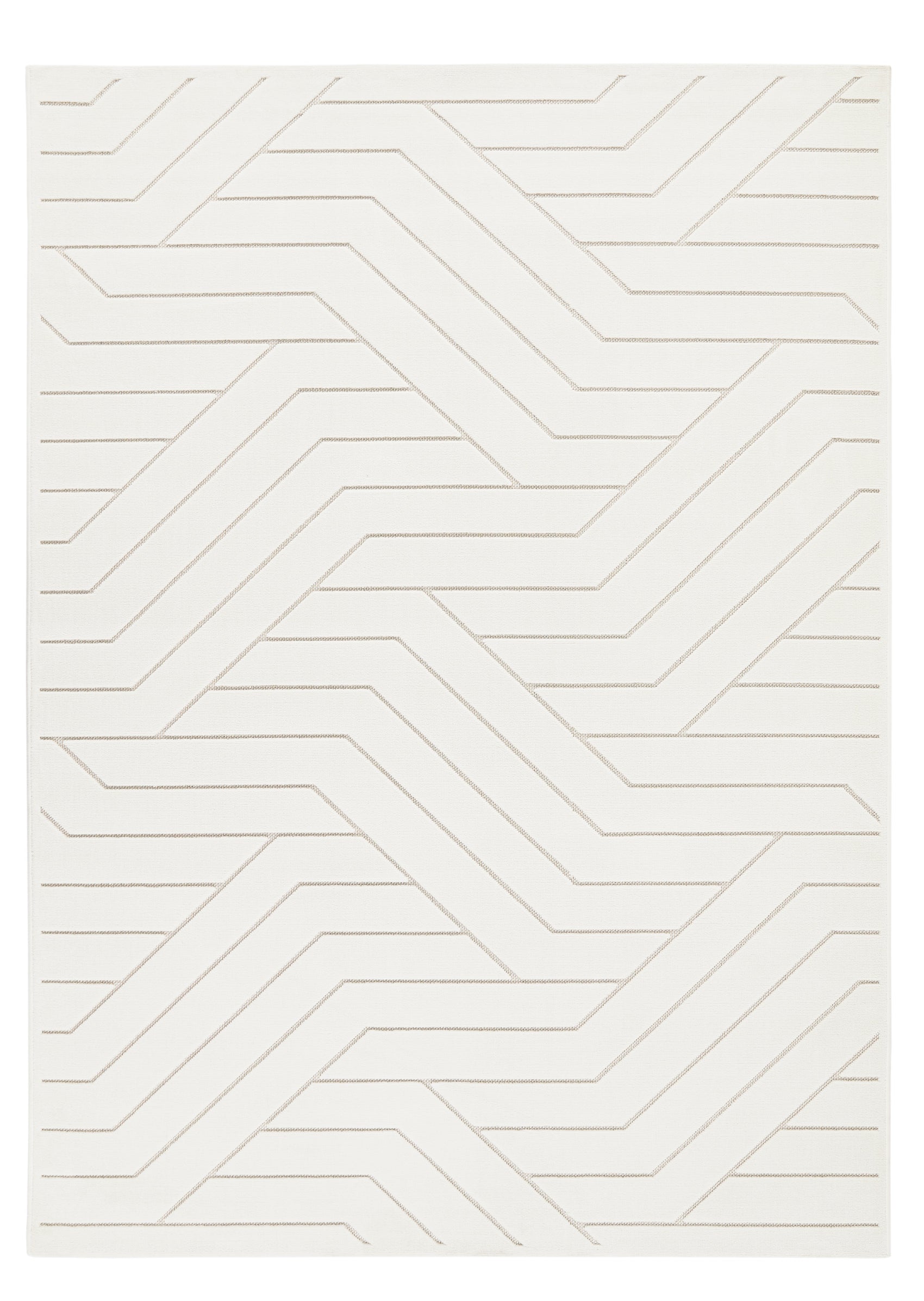 Concept Looms Maze MAZ101 Ivory Large Rectangle Rug