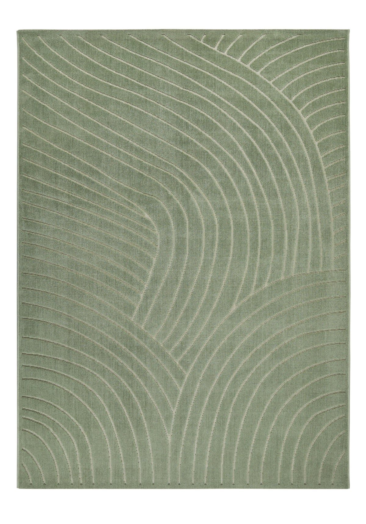 Concept Looms Maze MAZ105 Green Large Rectangle Rug