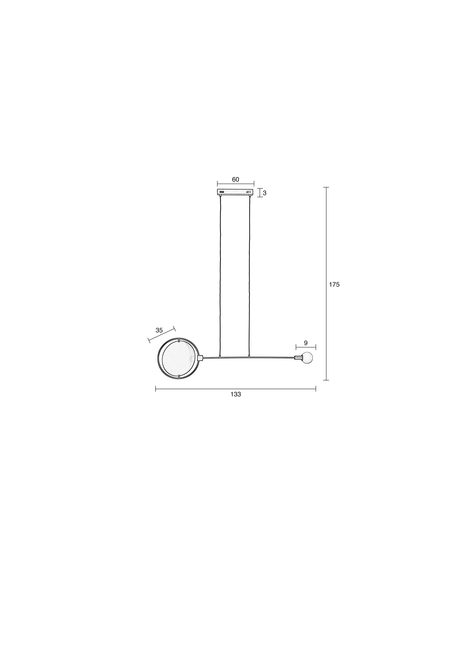 Zuiver Sirius Art Deco Pendant Lamp