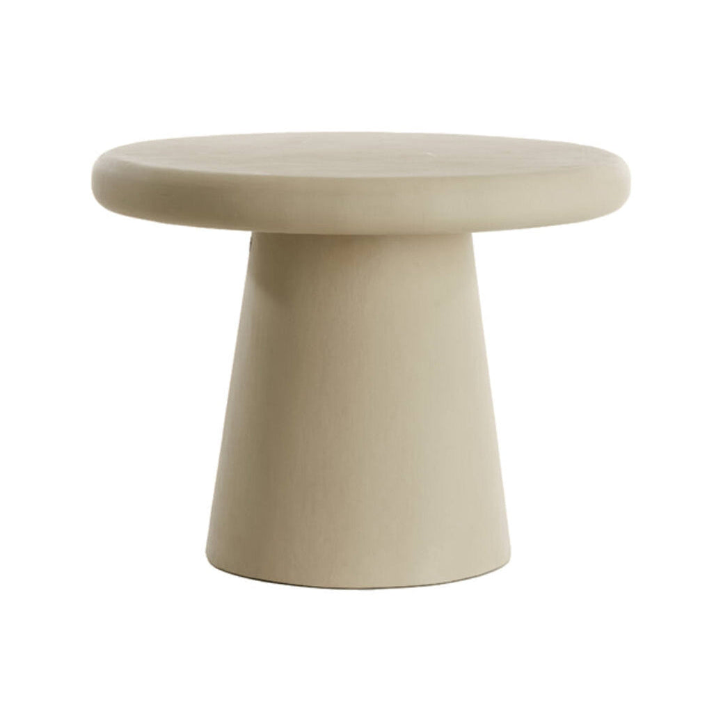Kulona Beige Wood Round Coffee Table 60cm