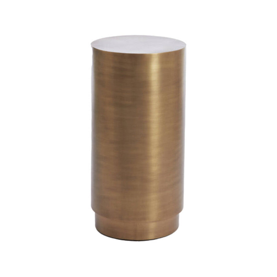 Alarios Antique Bronze Metal Plinth Side Table 60cm
