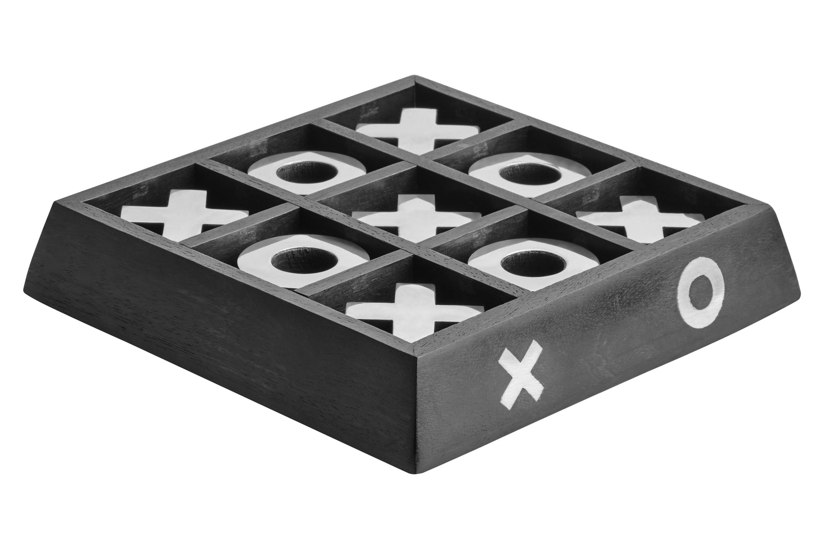 Terrence Games Black Mango Wood Noughts & Crosses