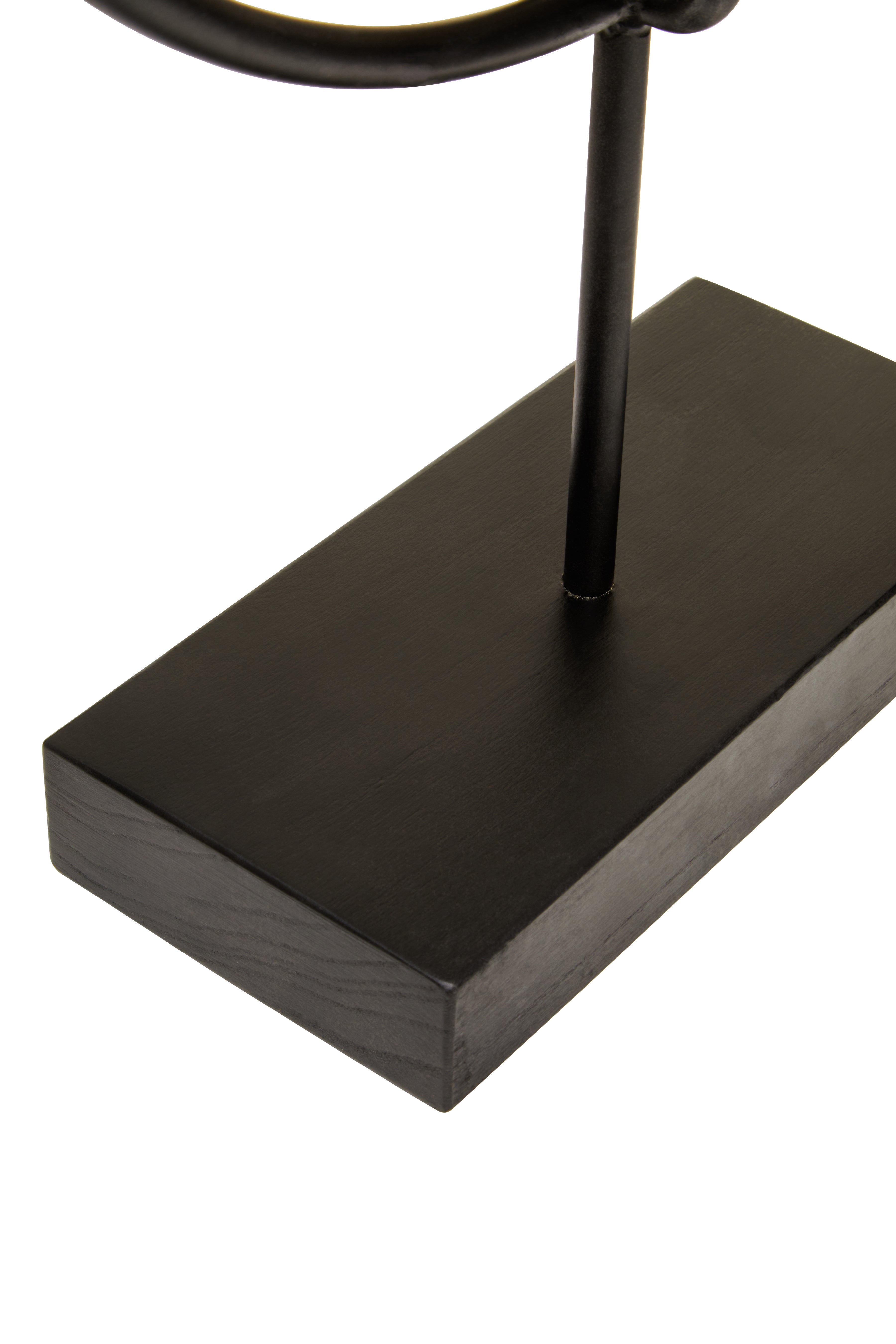 Amo Natural Travertine Stone Semi Circle Sculpture | Small