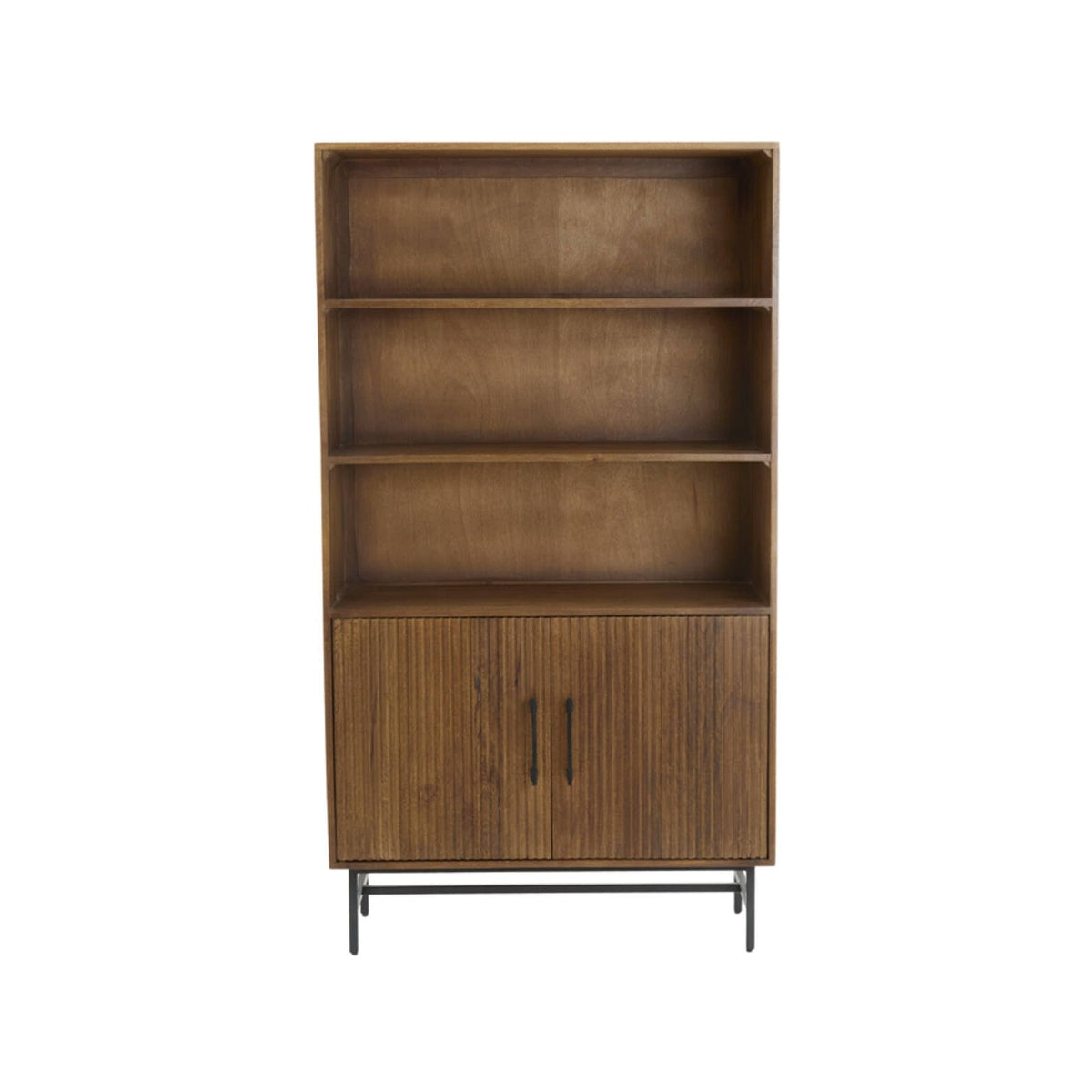 Dubaku Dark Brown Wood Display Unit