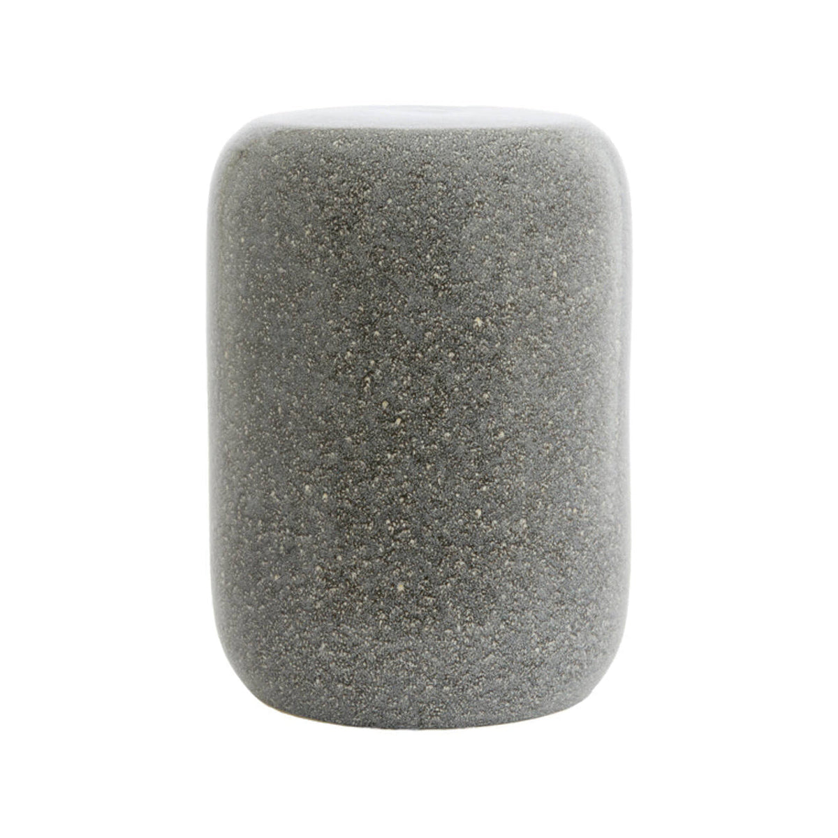 Franca Dark Brown Ceramic Round Side Table
